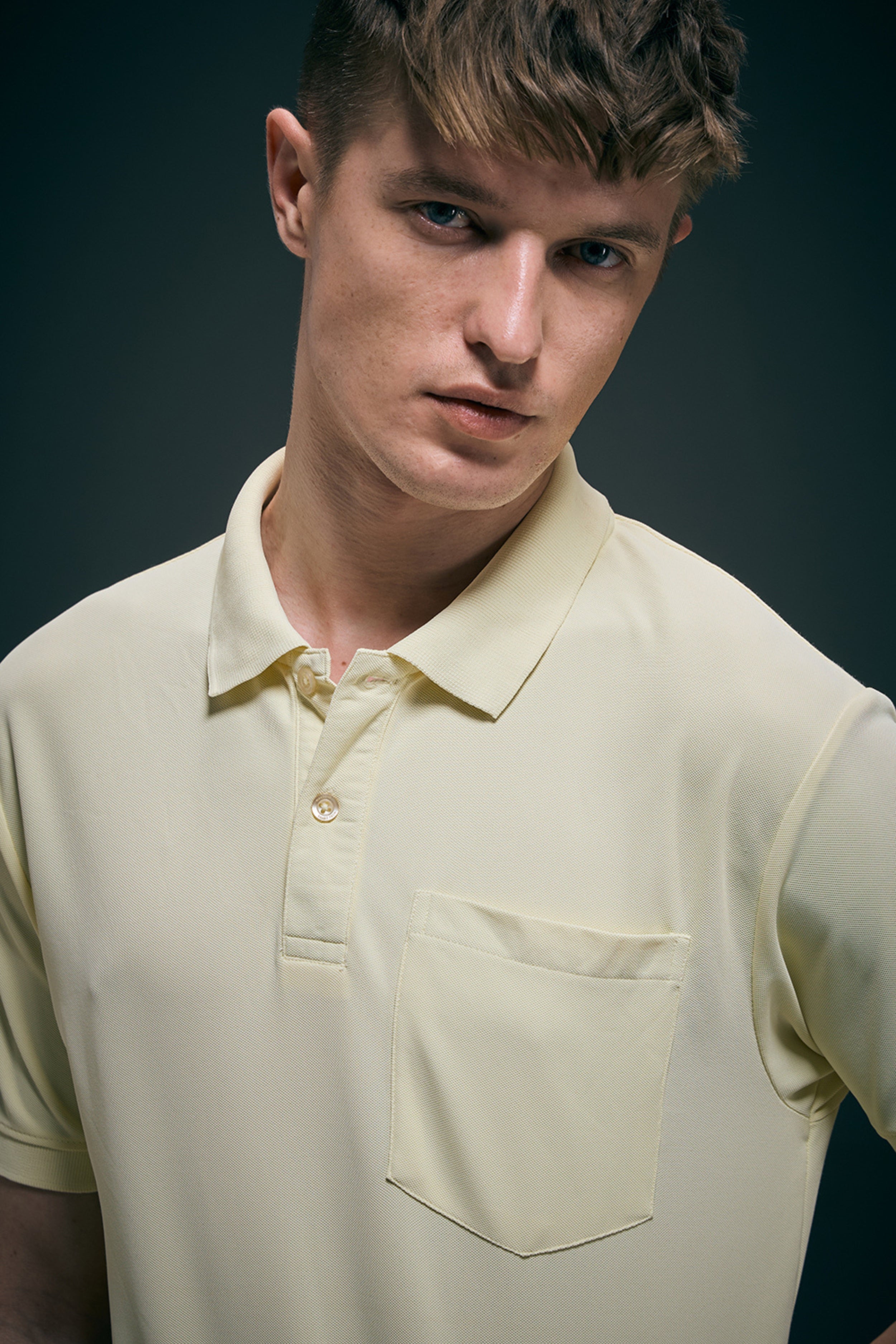 Light Yellow Smart Tech Pocket + Polo