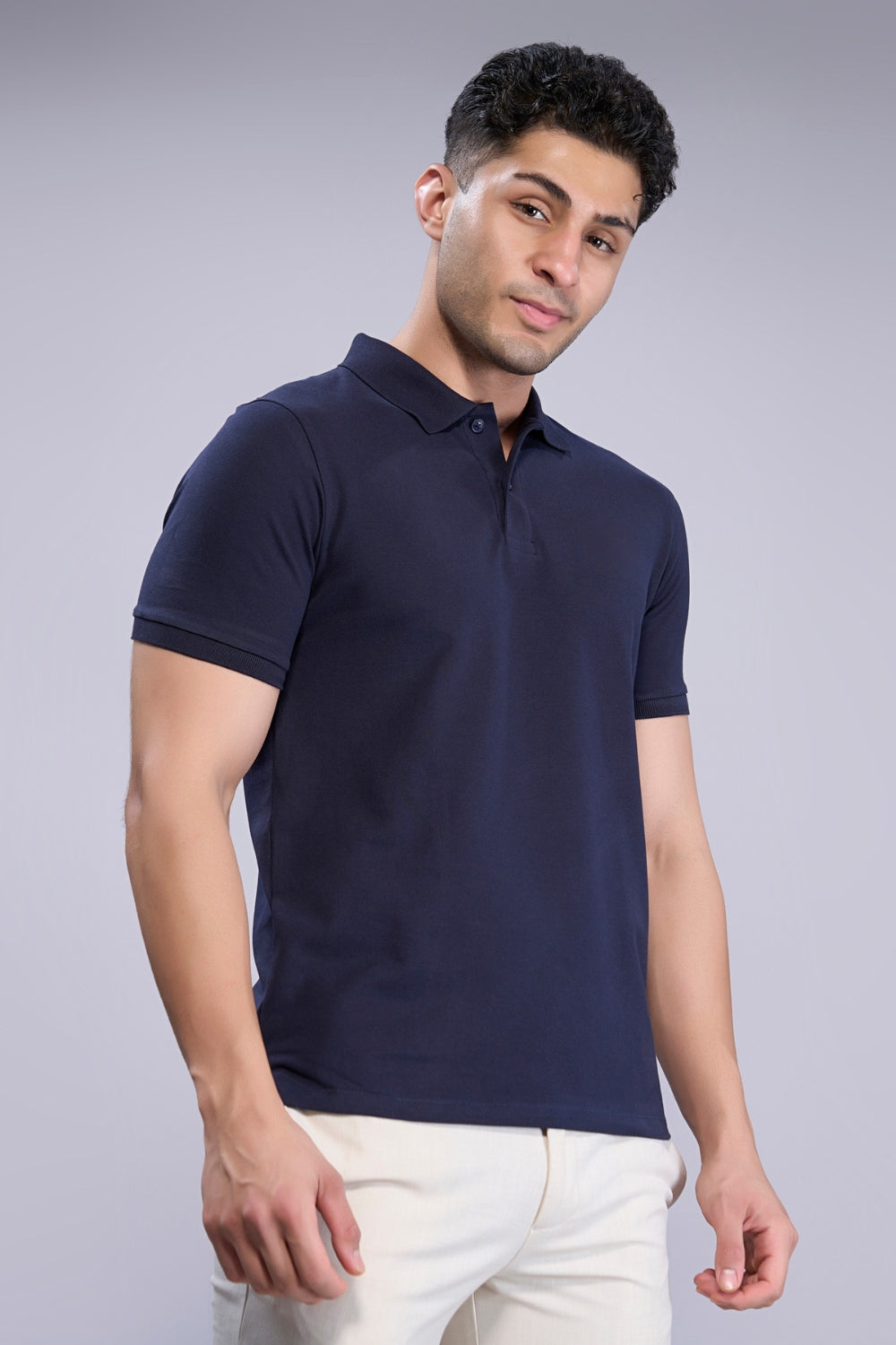 Teal Navy - Zyric Polo