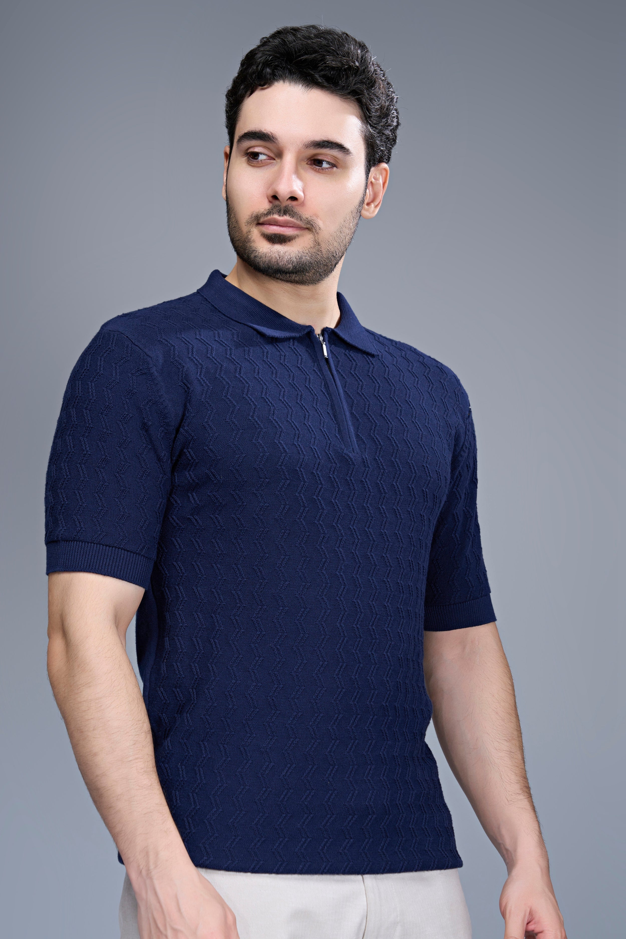 Atlantic Teal - Luxe Knitted Polo
