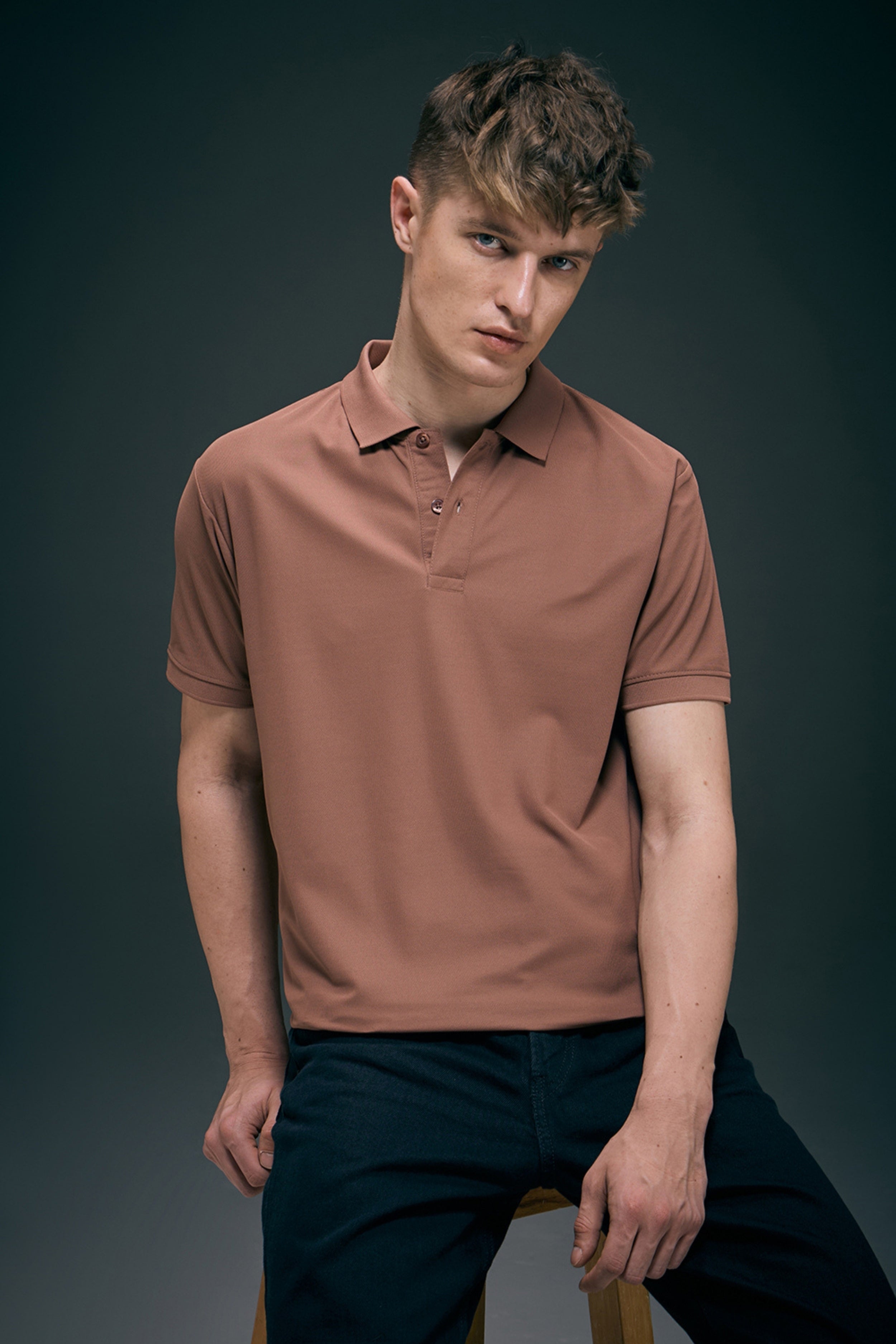 Smart tech polo - Cherrywood