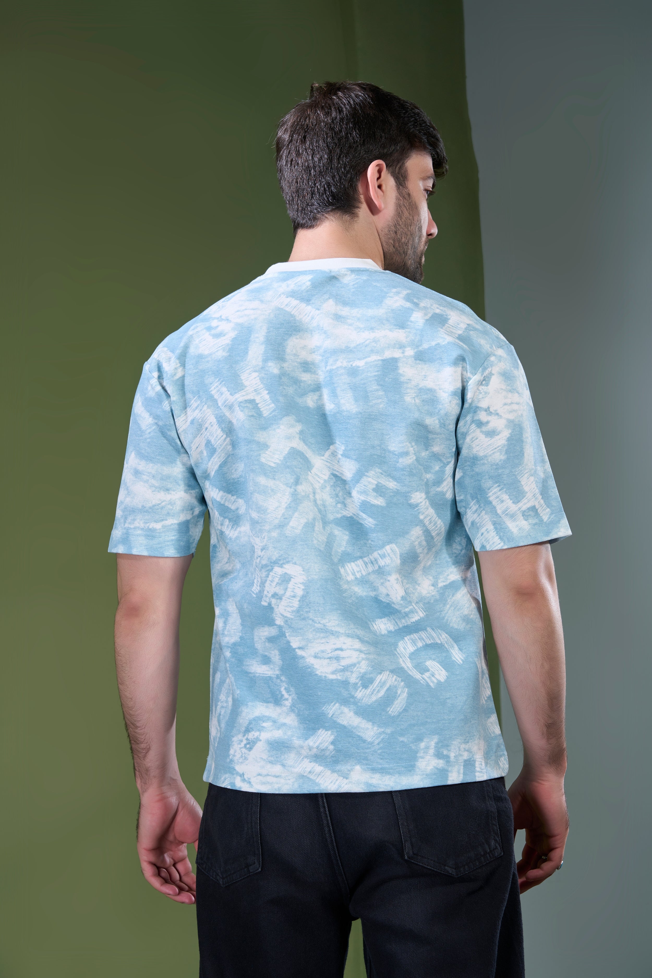 Cool Blue - Aop Core Oversize T-shirt