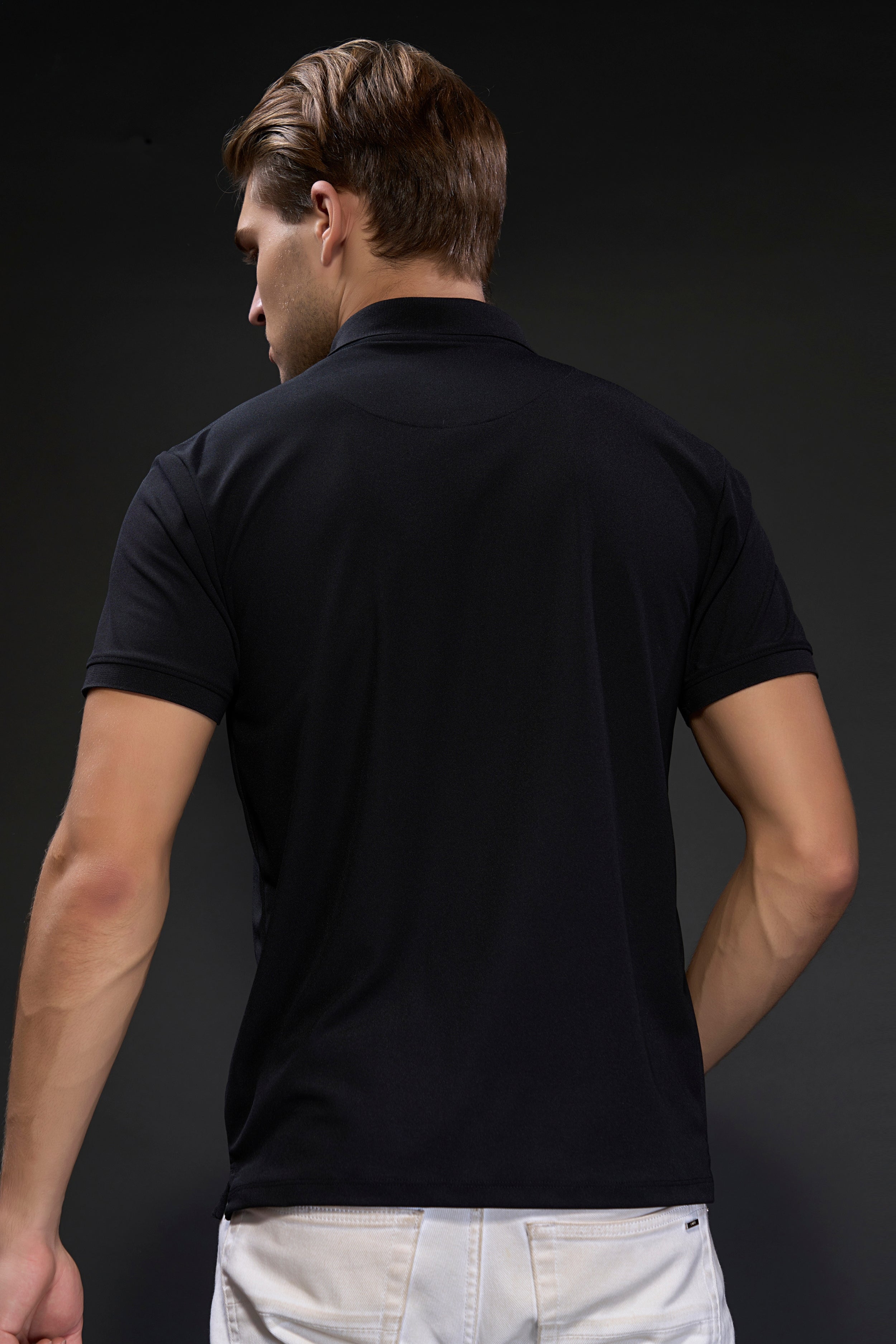Black 365 Days Y2K Polo T-shirt
