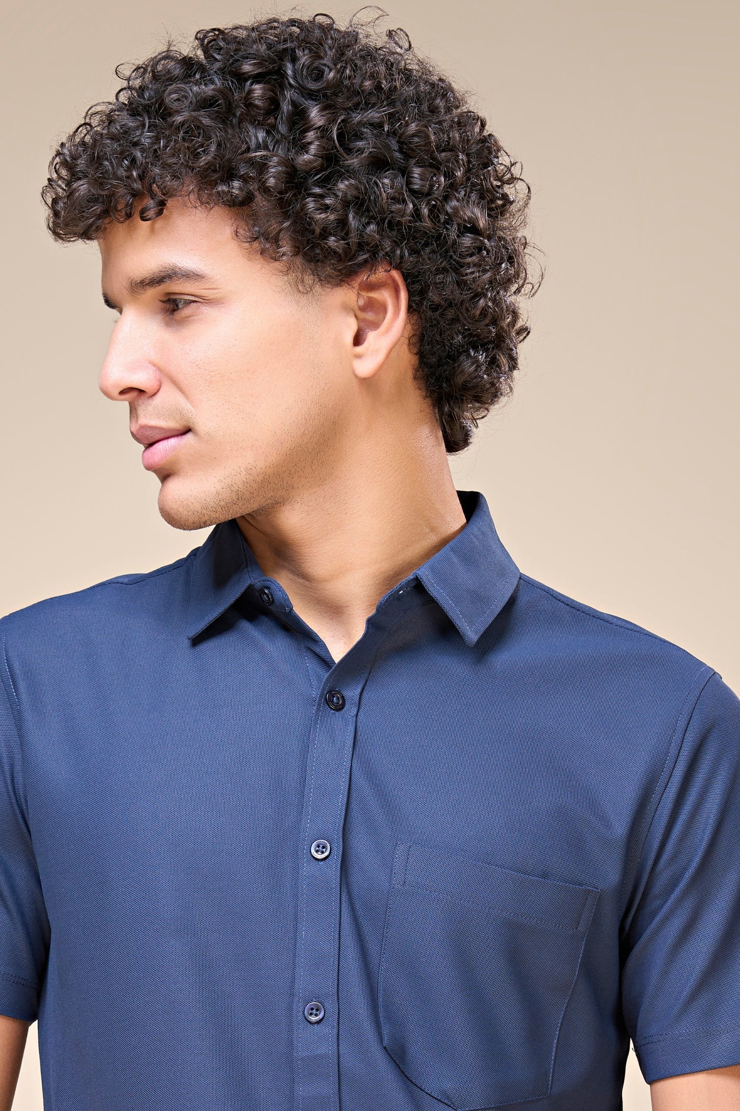 Navy - Smart Tech Pocket Shirt