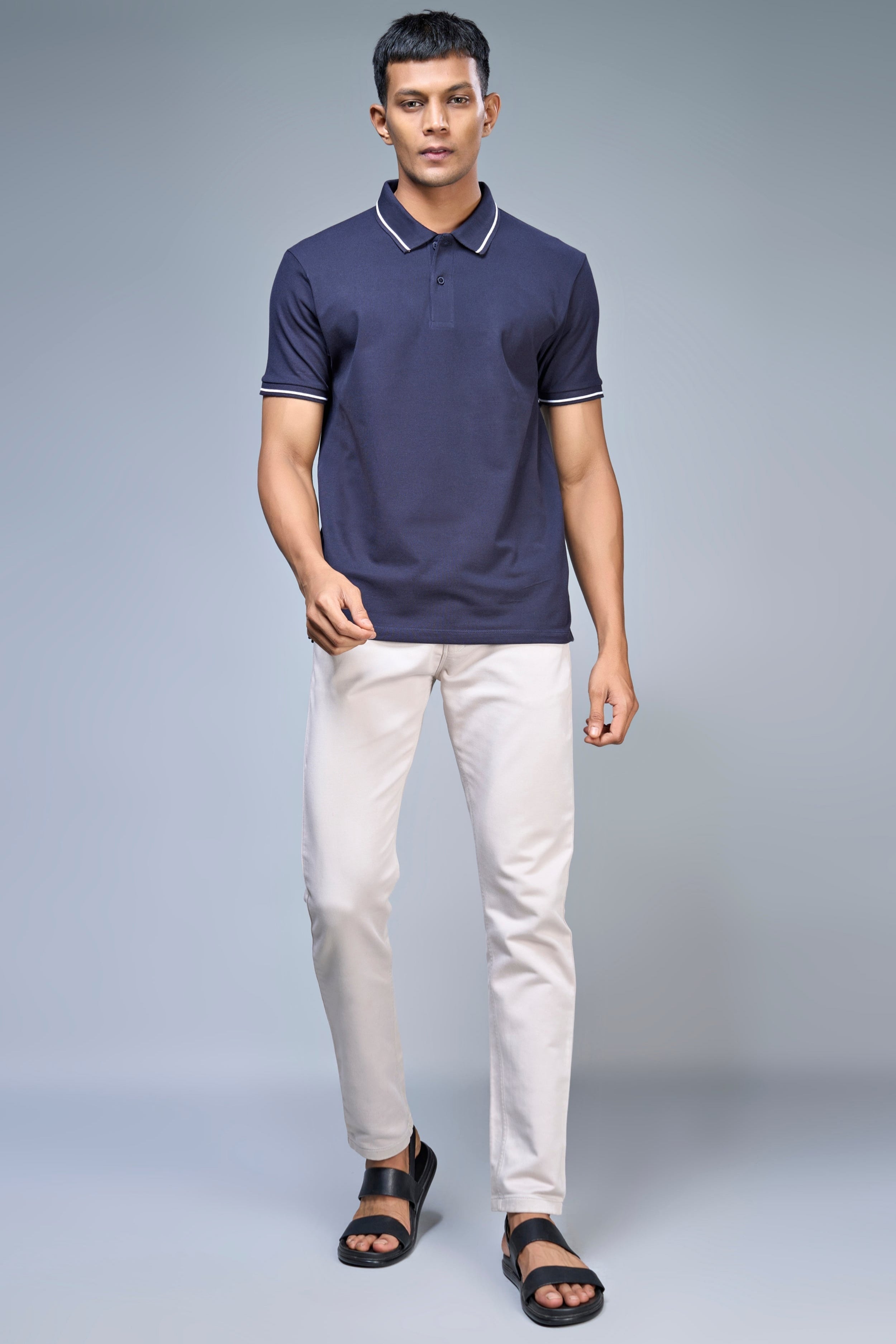 Identity Polo 2.0 - Teal Navy