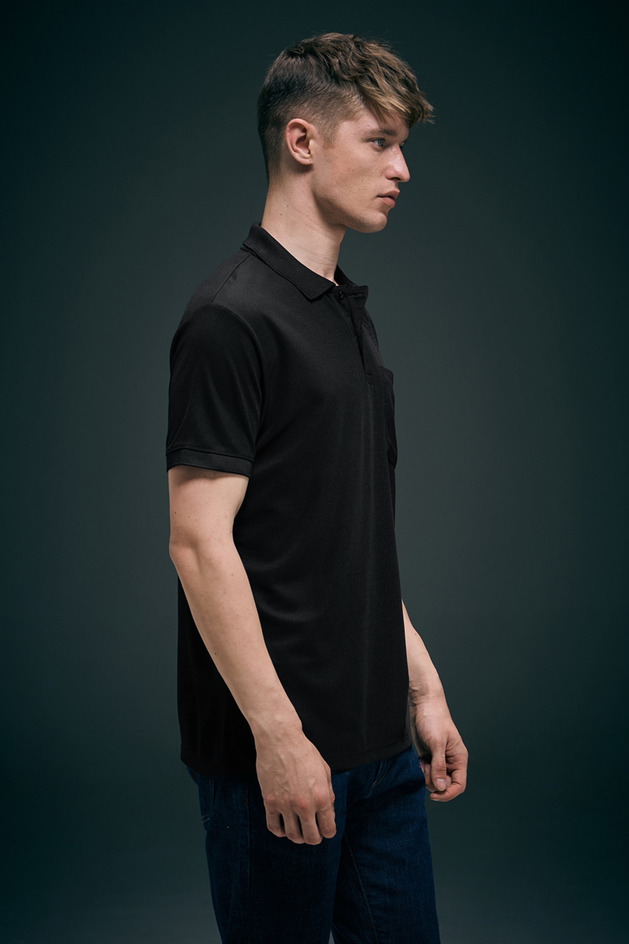 Black Smart Tech Pocket + Polo