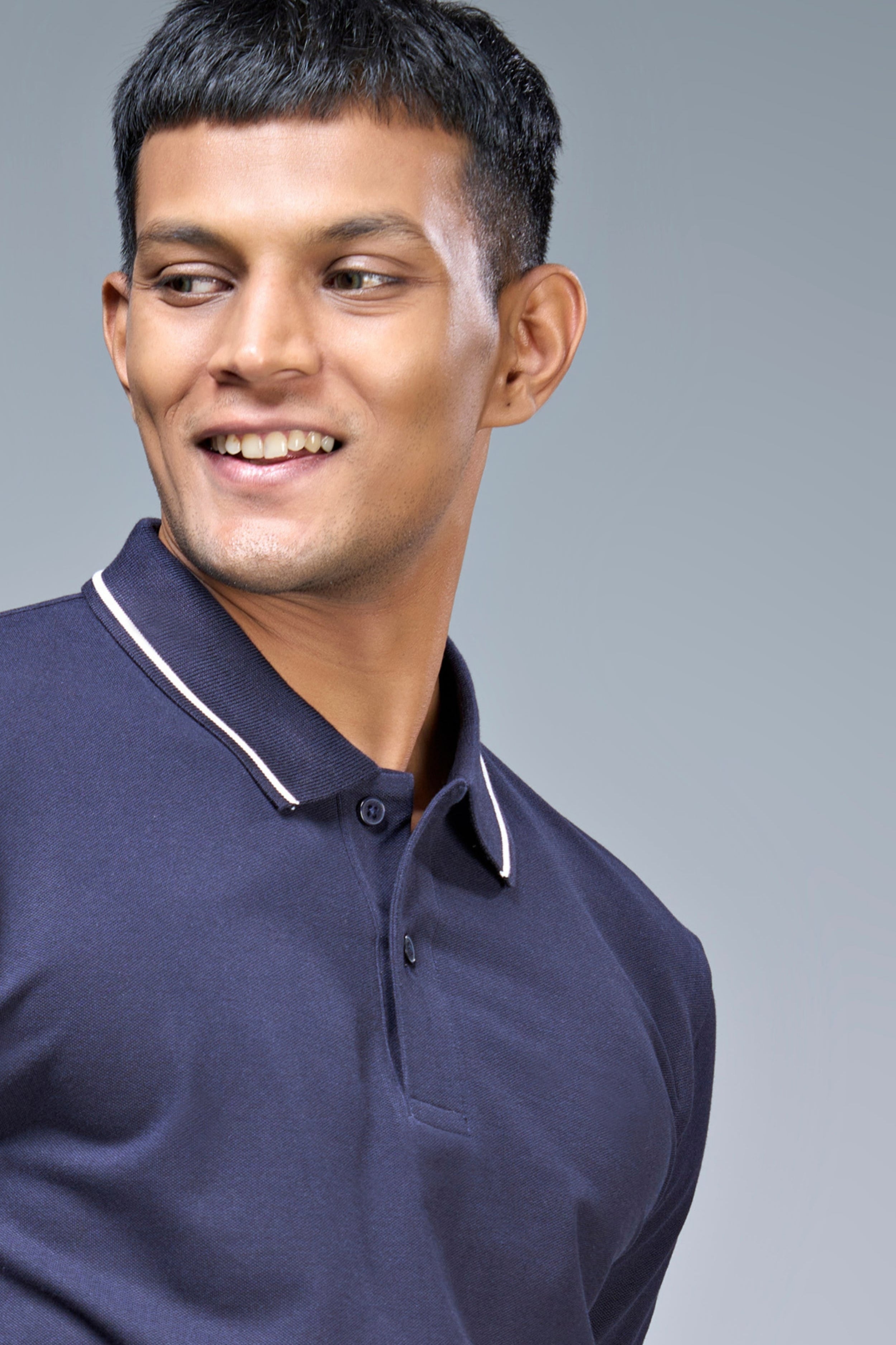 Identity Polo 2.0 - Teal Navy
