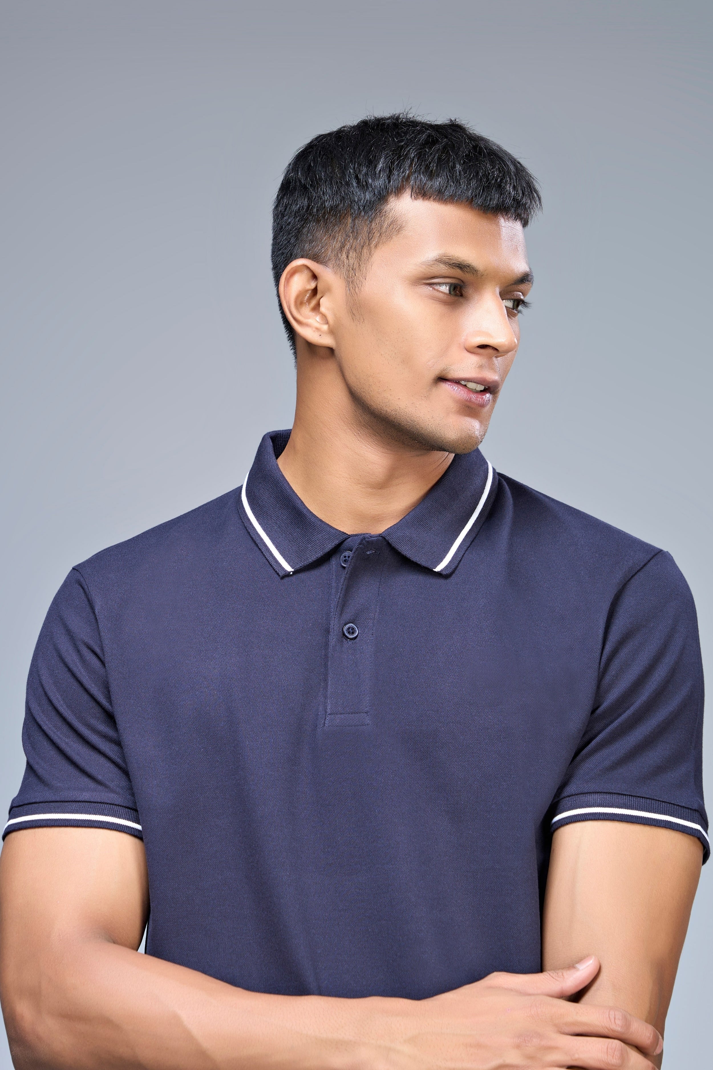 Identity Polo 2.0 - Teal Navy