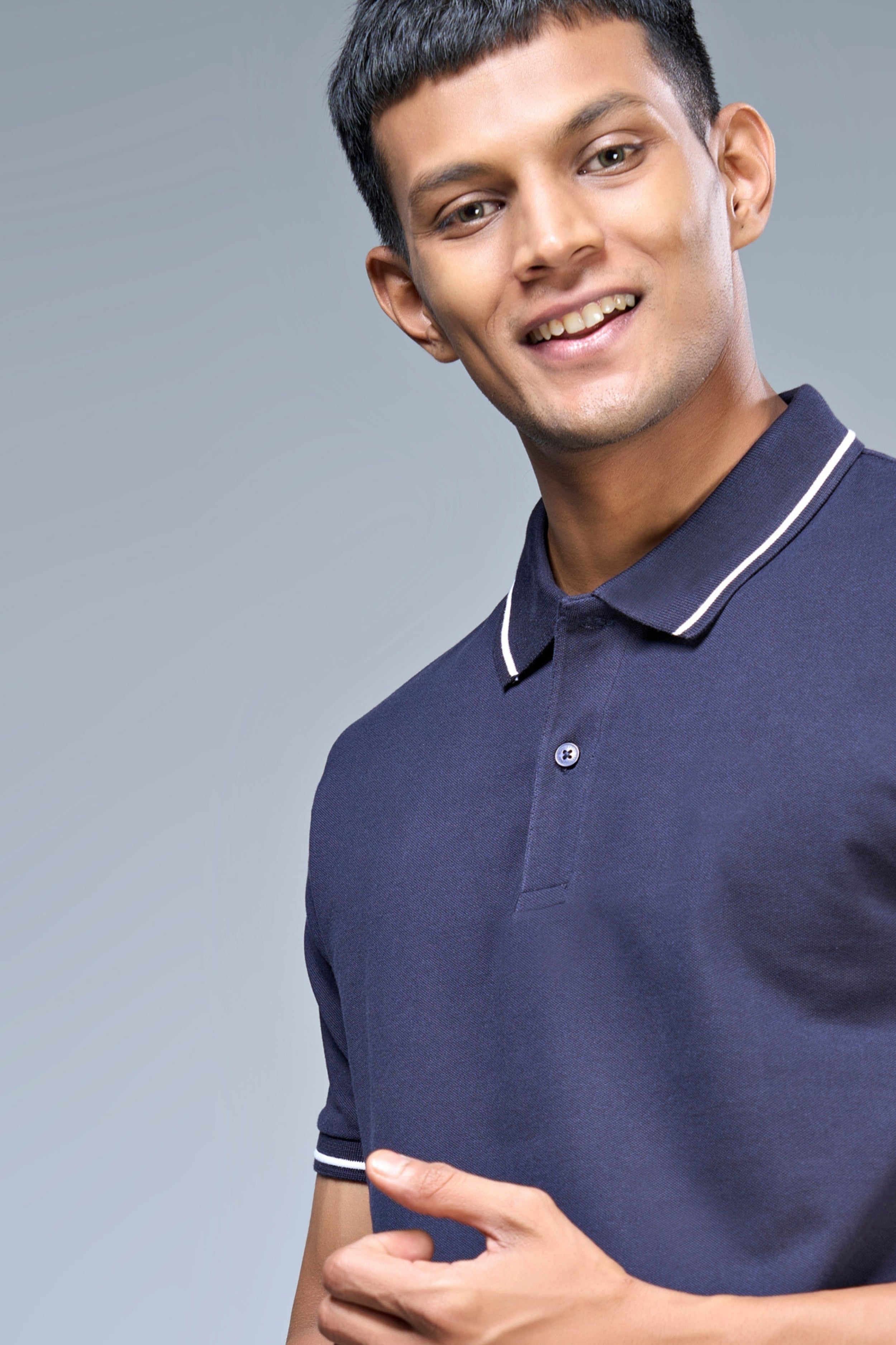 Identity Polo 2.0 - Teal Navy