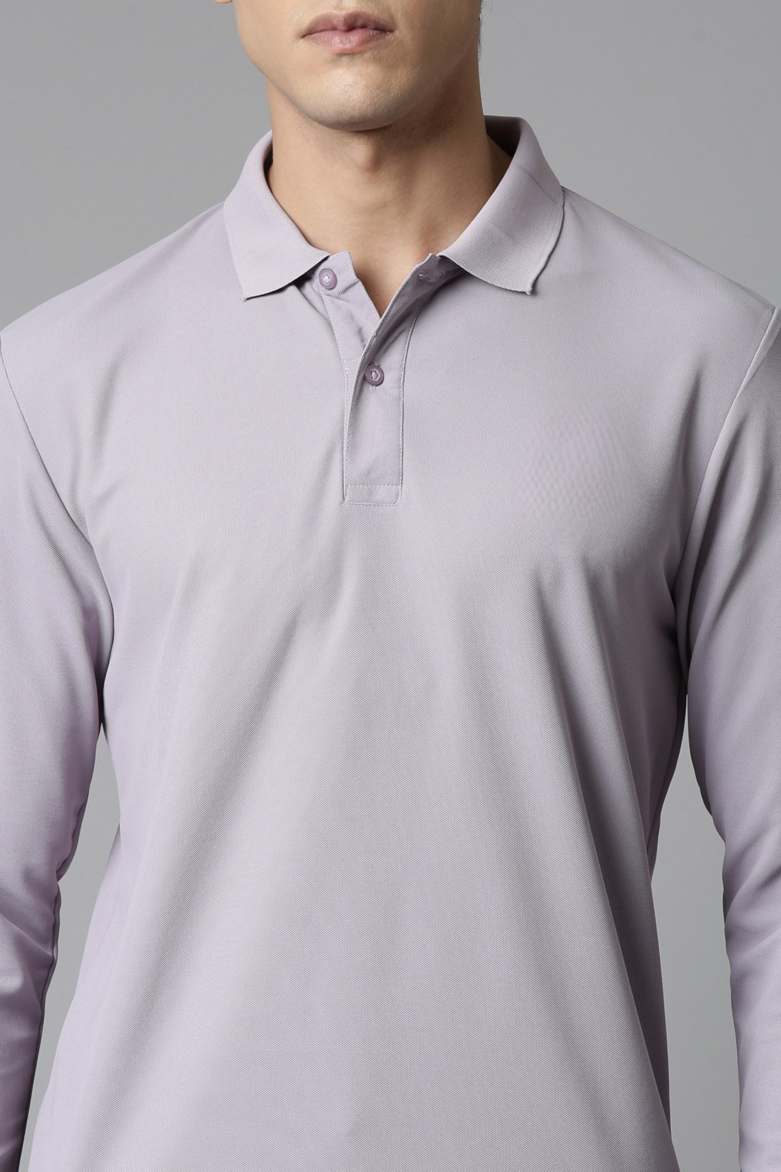 Cosmic Sky Full Sleeve Smart Tech Polo