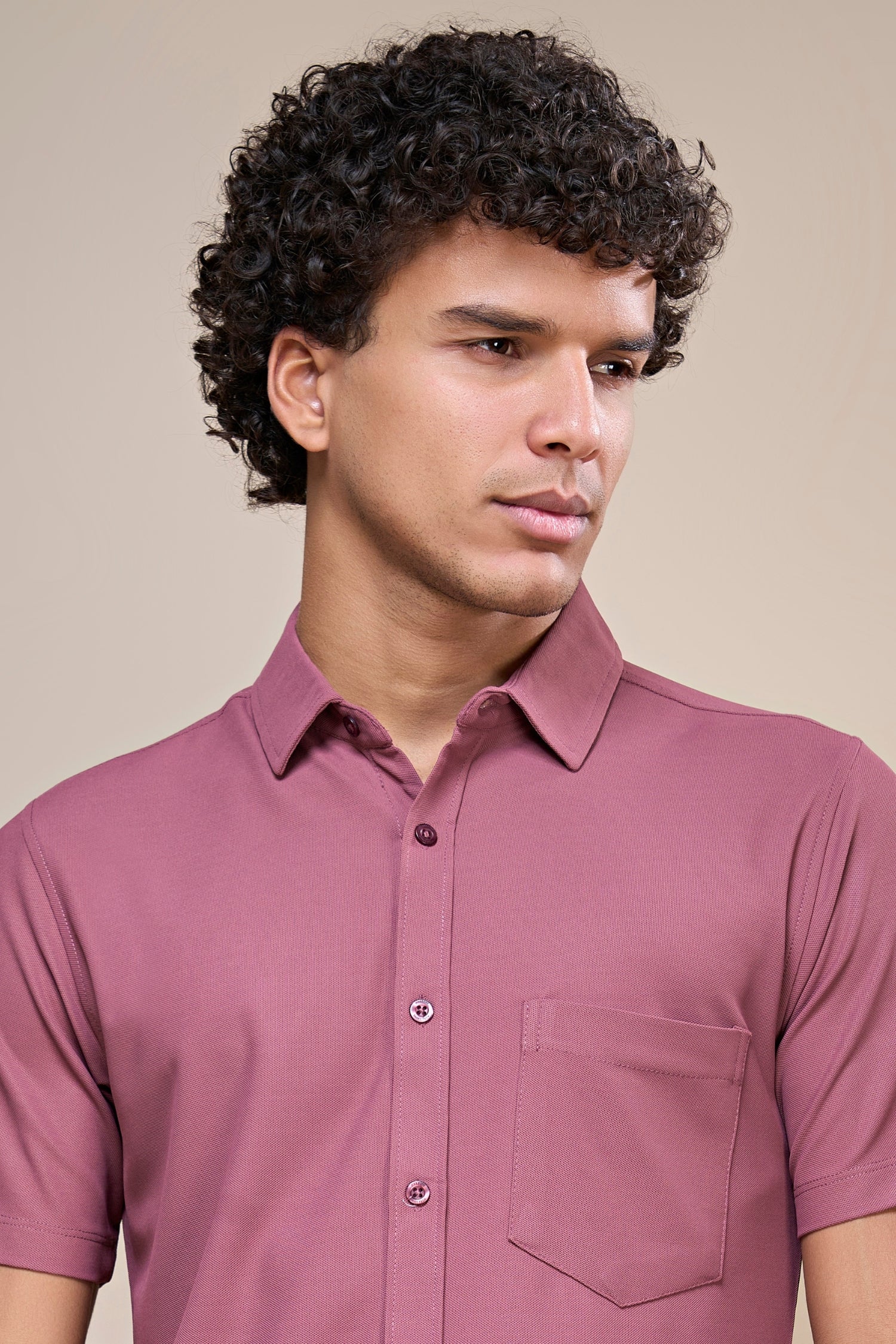 Maroon - Smart Tech Pocket Shirt