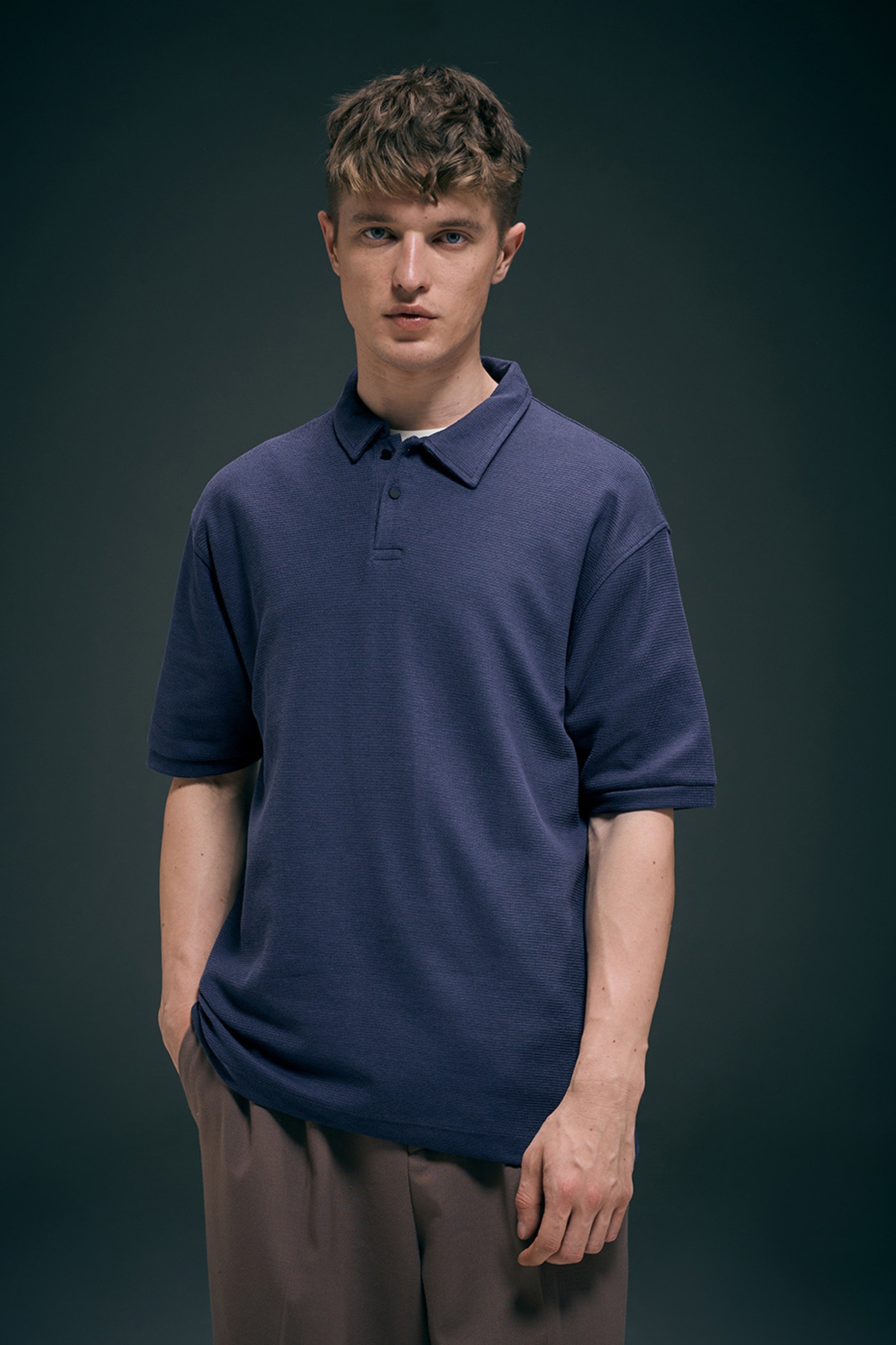 Crafted Polo - Air Blue