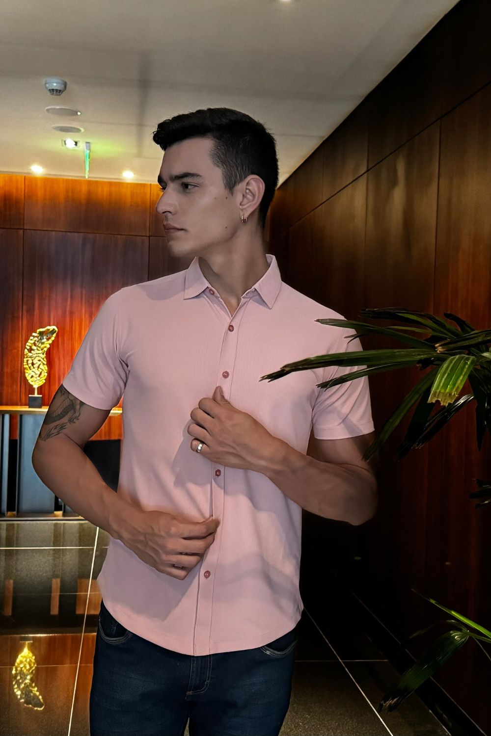 Mauve Smart Tech Shirt