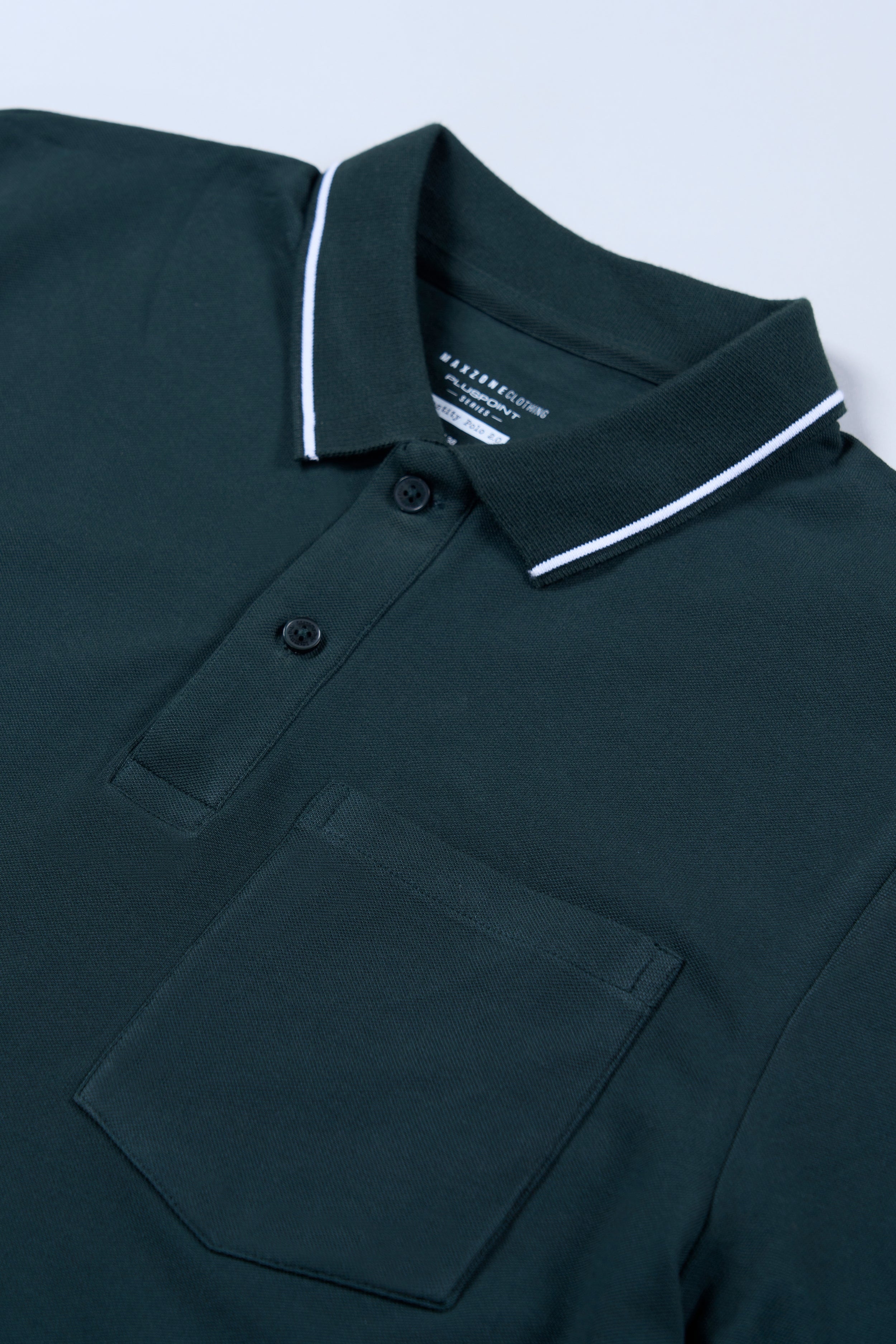 June Green - Identity Pocket Polo