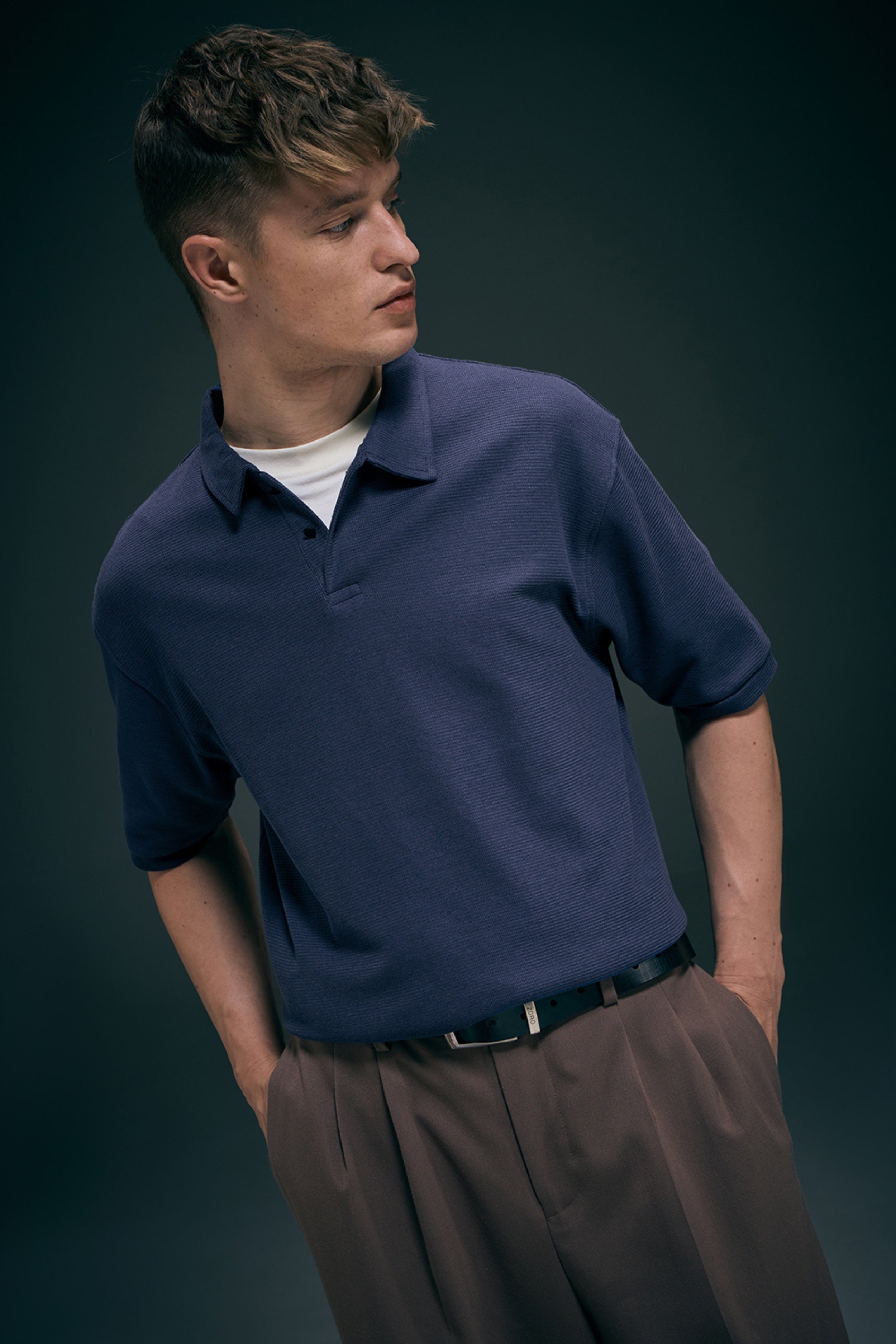 Crafted Polo - Air Blue