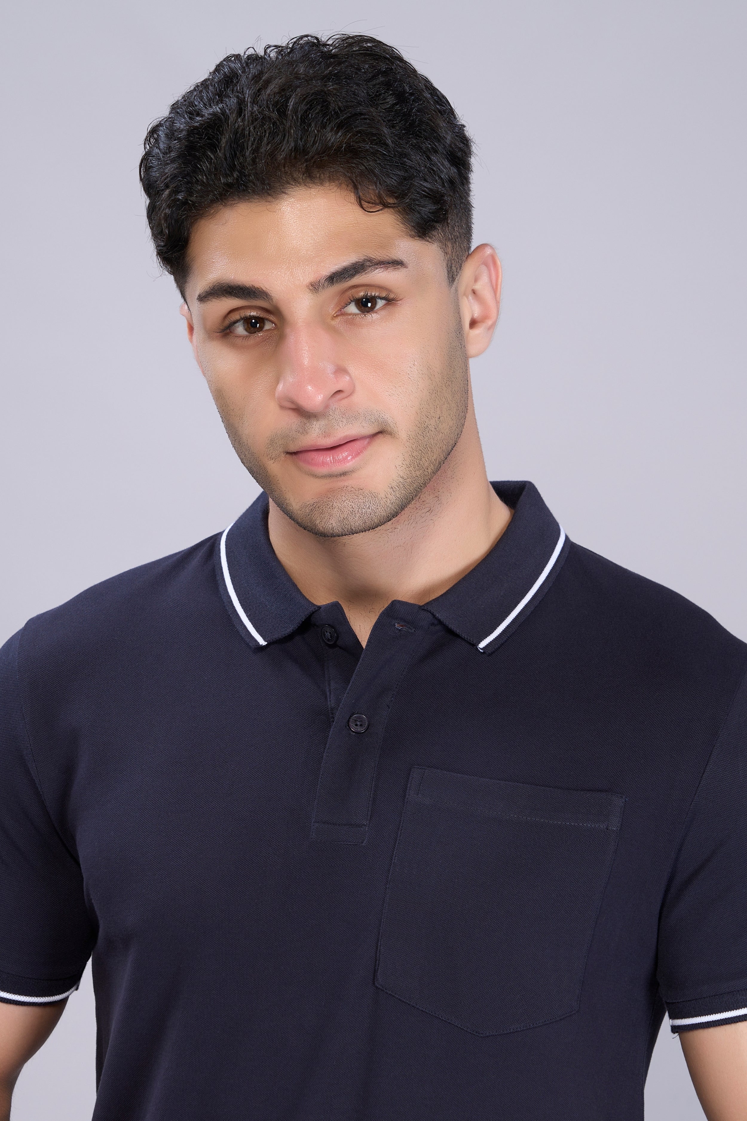 Teal Navy - Identity Pocket Polo
