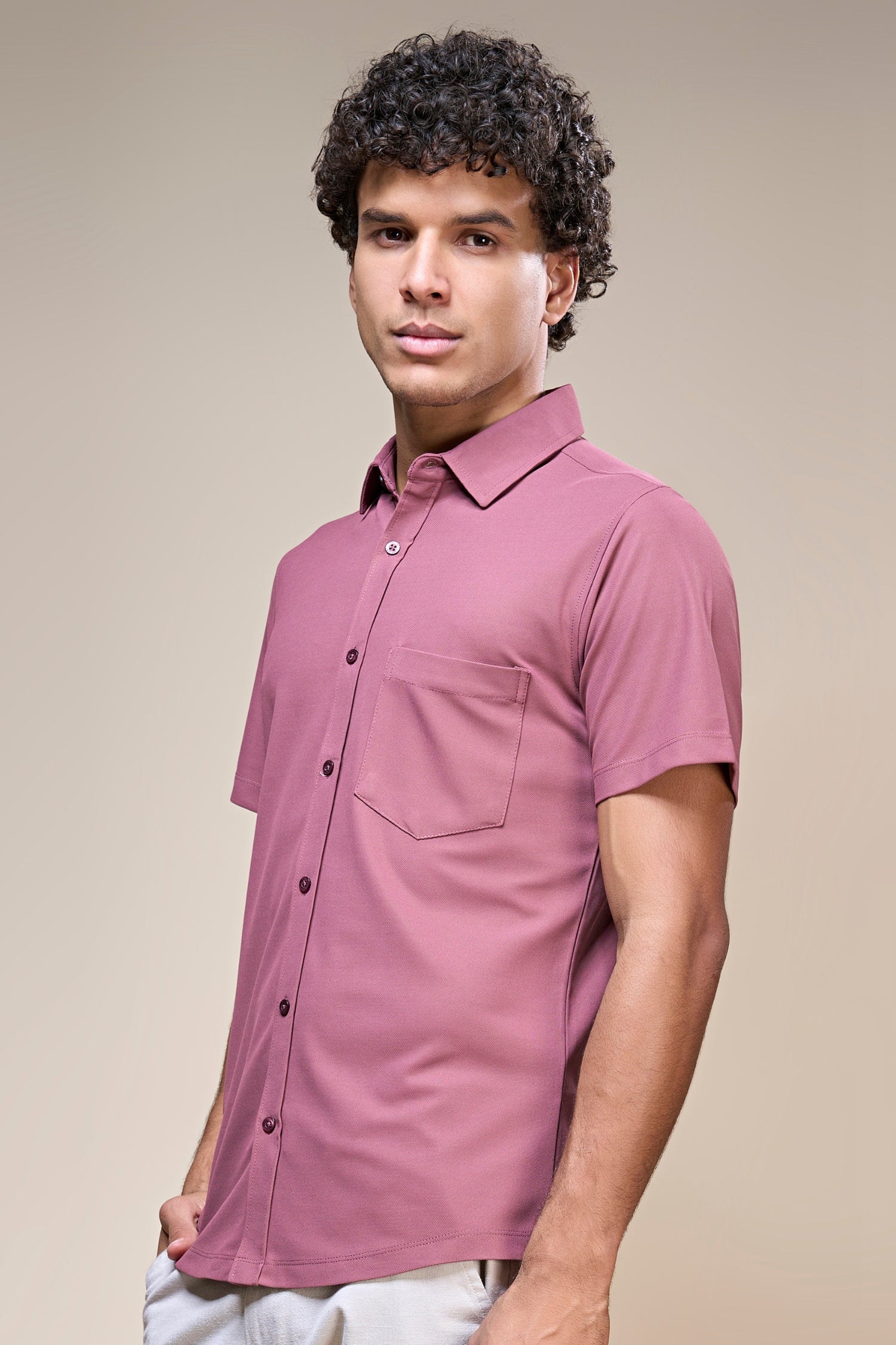 Maroon - Smart Tech Pocket Shirt
