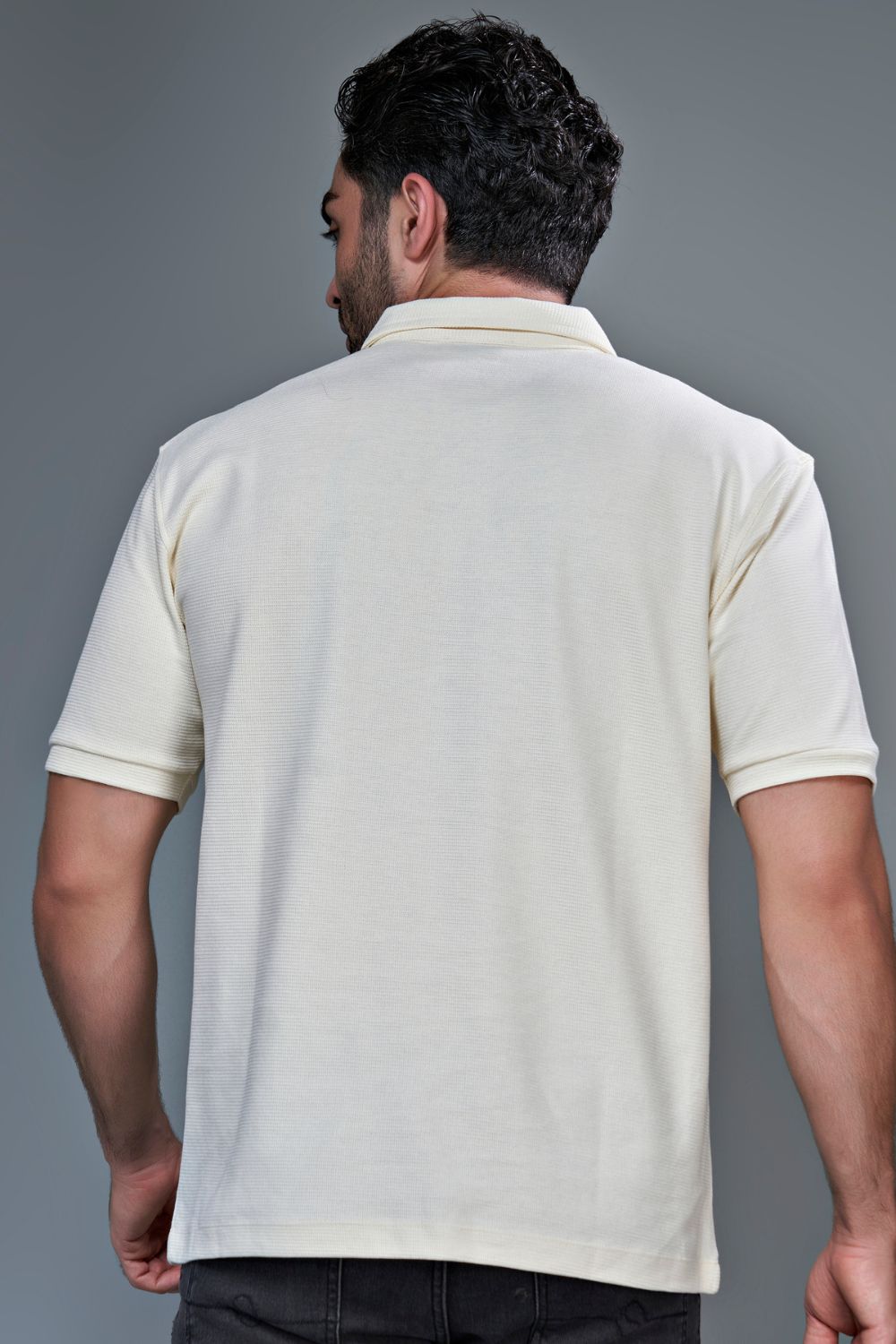 Crafted Polo - Powder White
