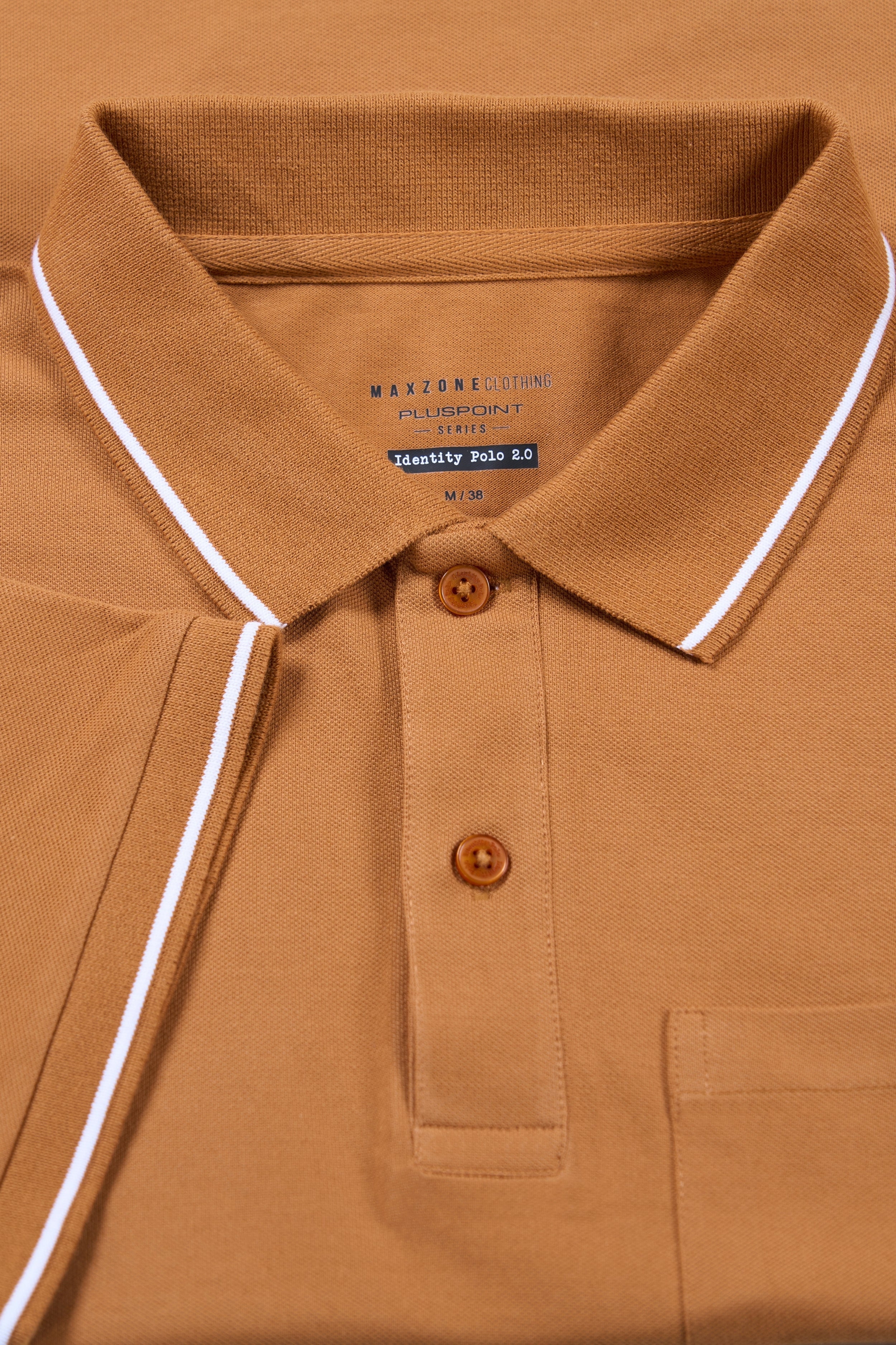 Caramel - Identity Pocket Polo