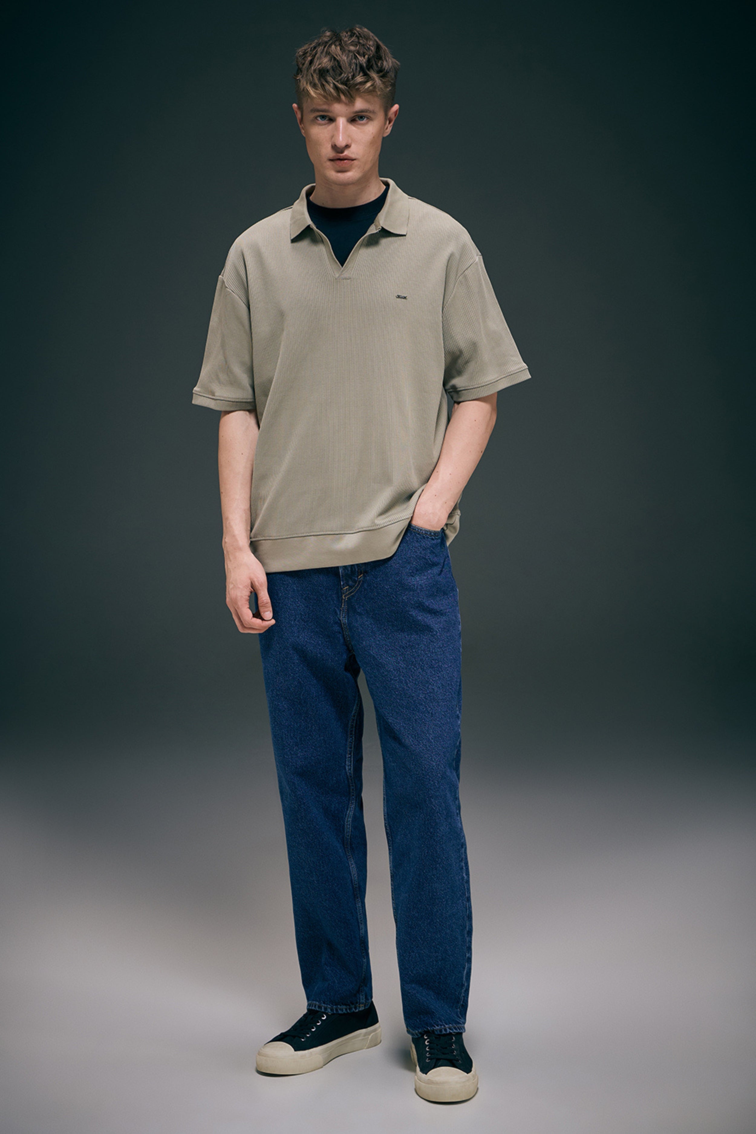 Old Money Knit Polo - Dollar Bill