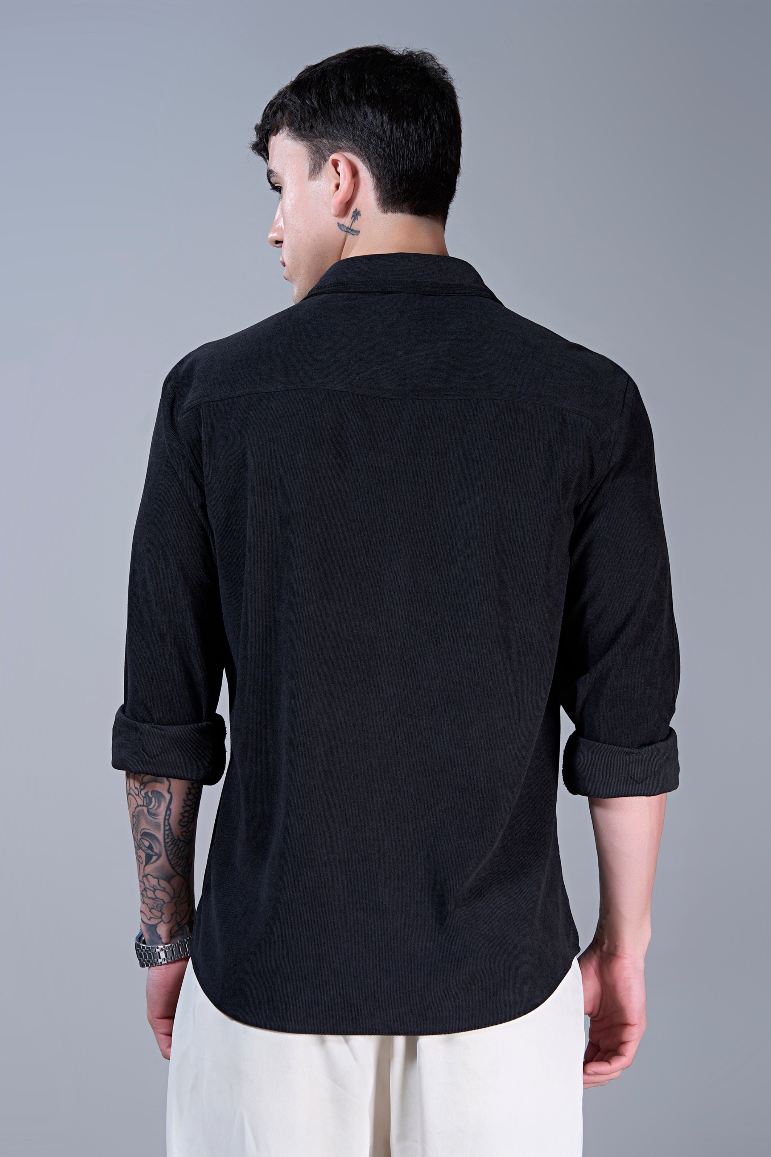 Black - Corduroy Shirt