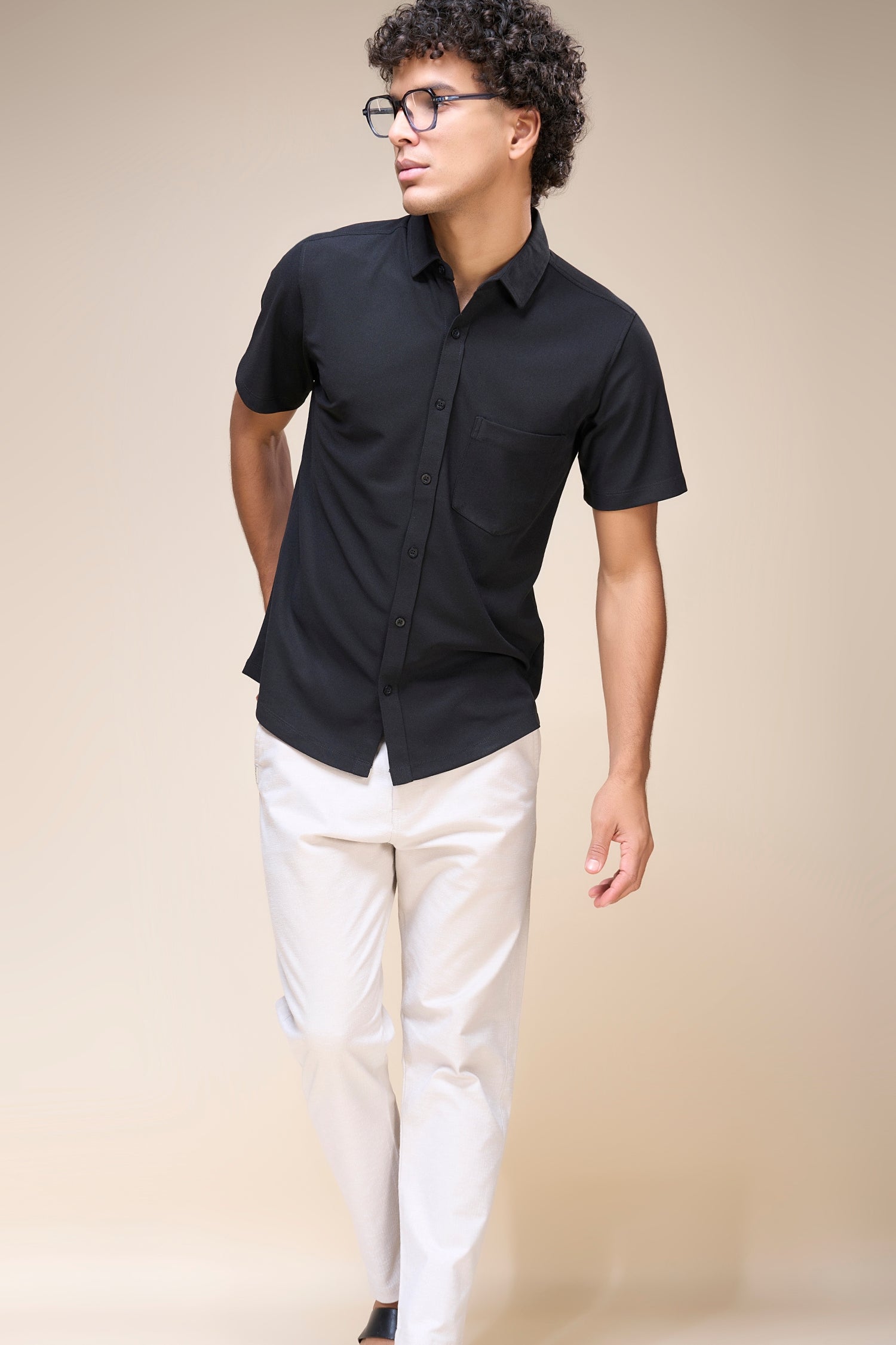 Black - Smart Tech Pocket Shirt