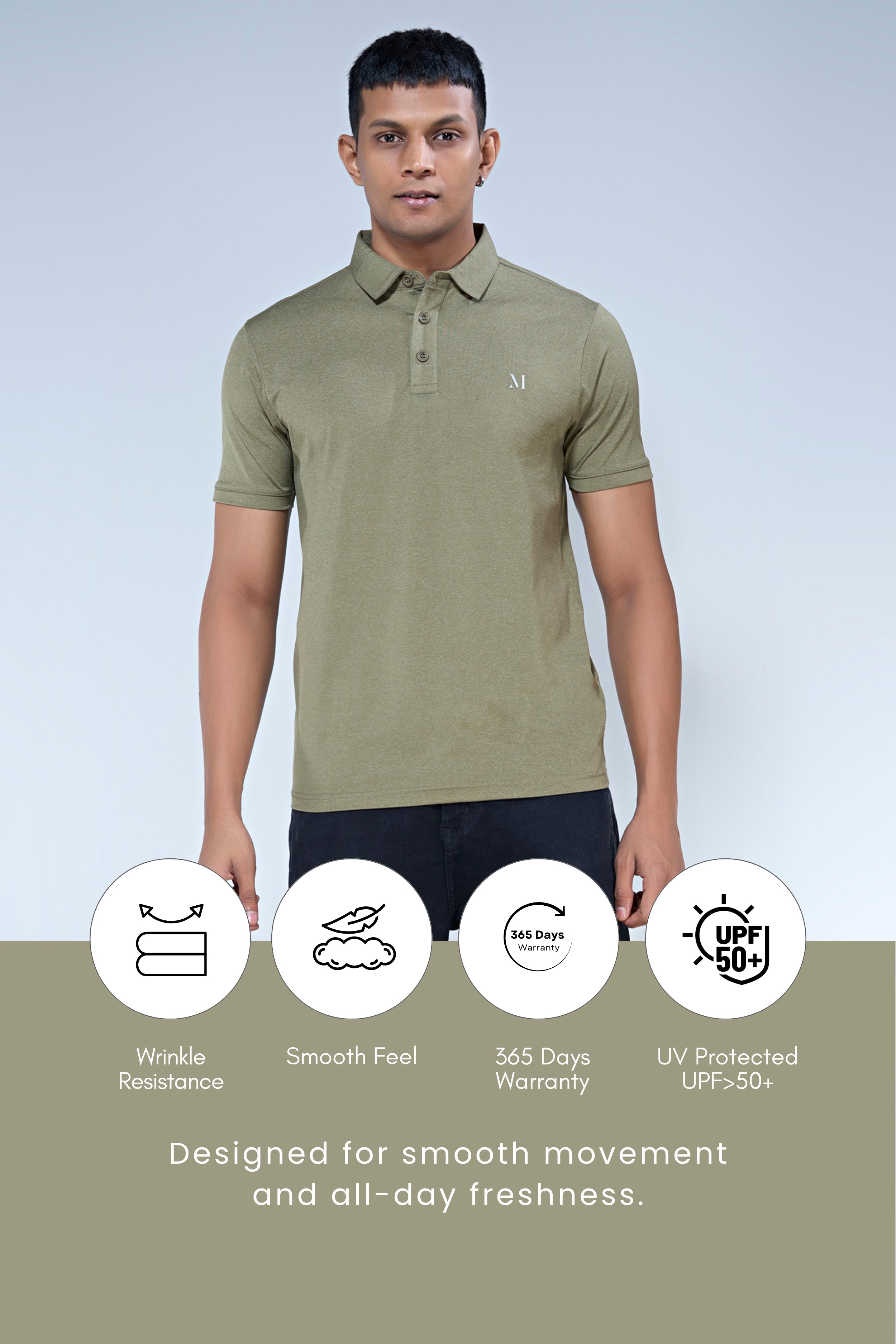 Green 365 Days Aircool Polo