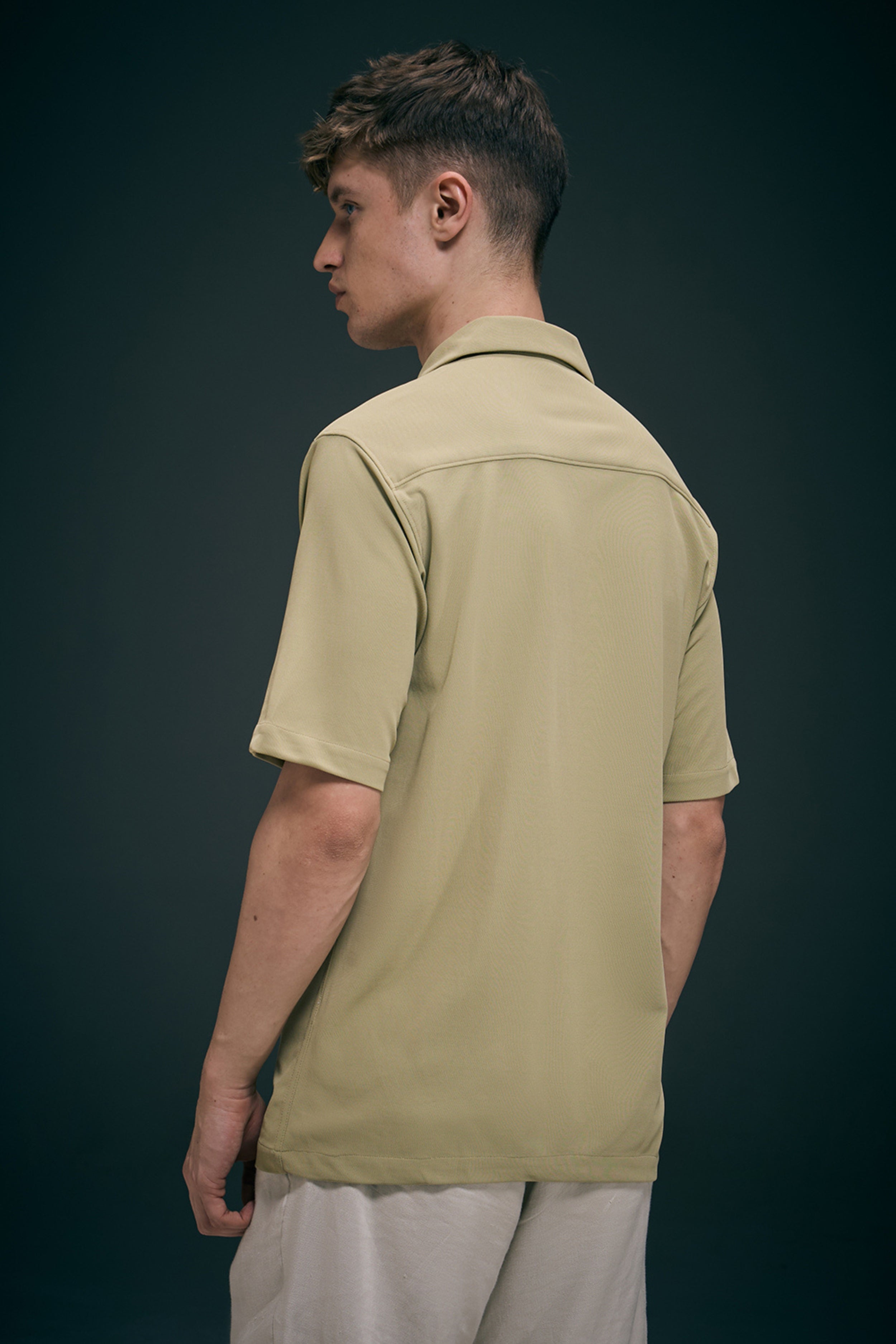 Sage Green Cuban Shirt