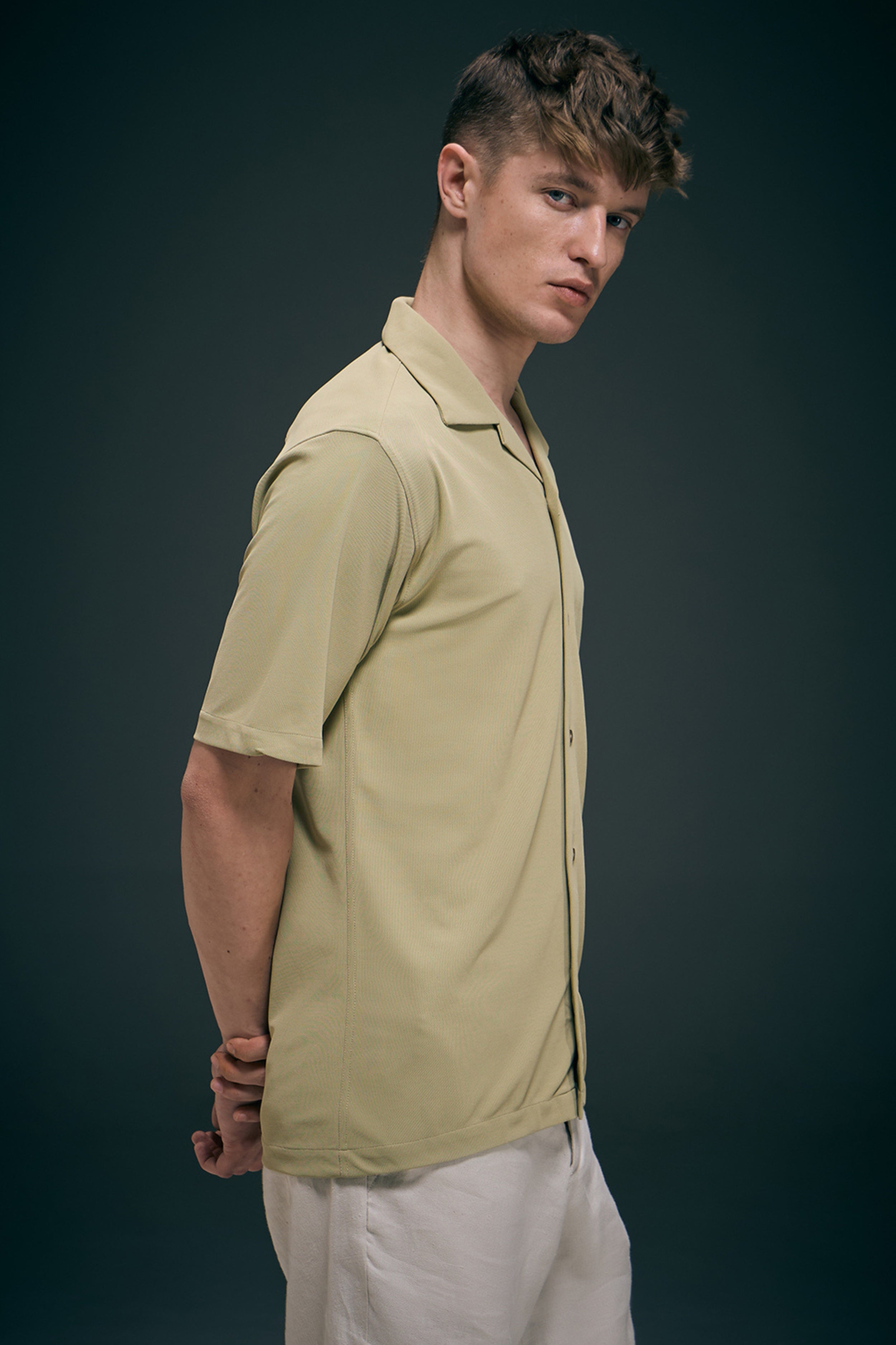 Sage Green Cuban Shirt