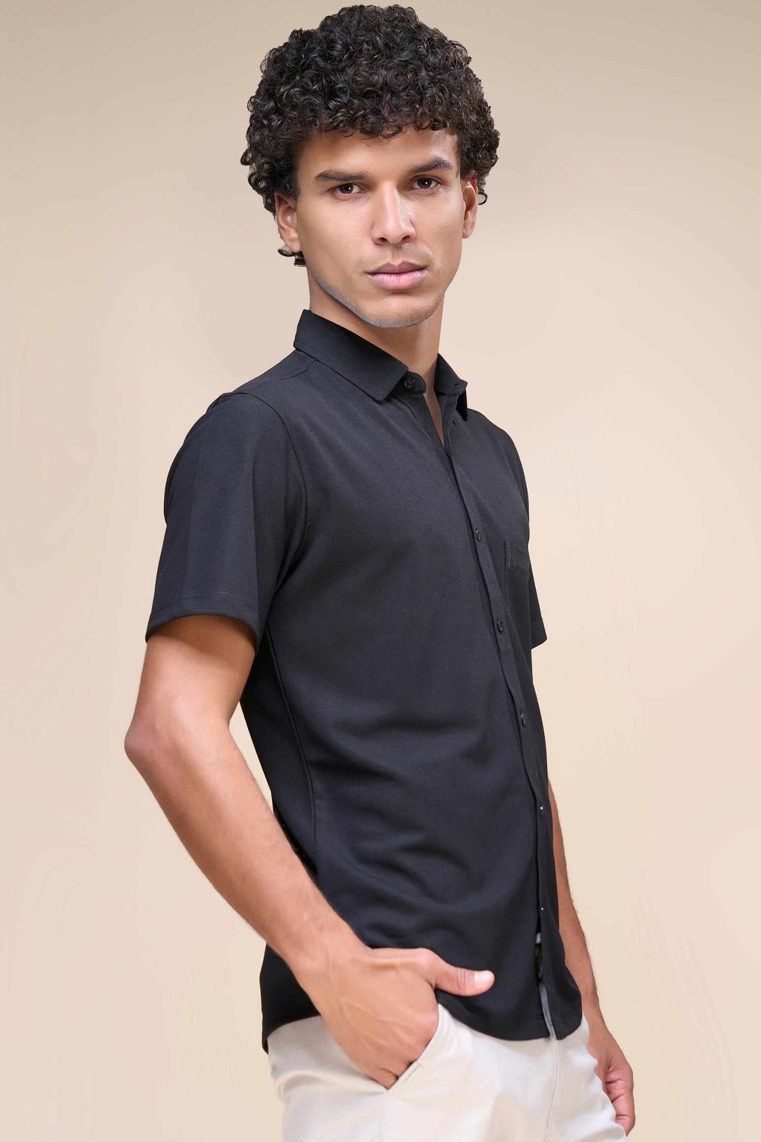 Black - Smart Tech Pocket Shirt