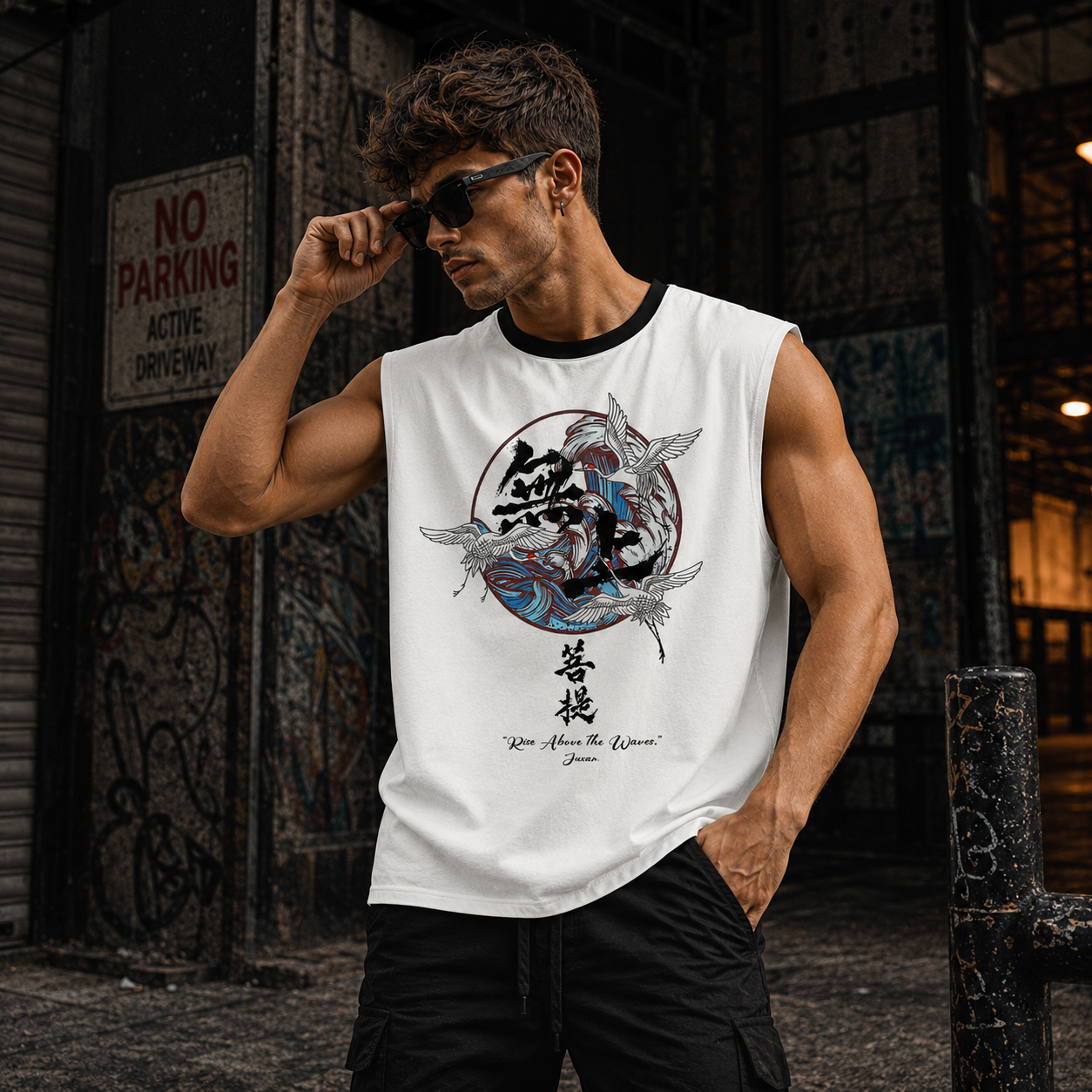 FLY WITH SKY OVERSIZE SANDO