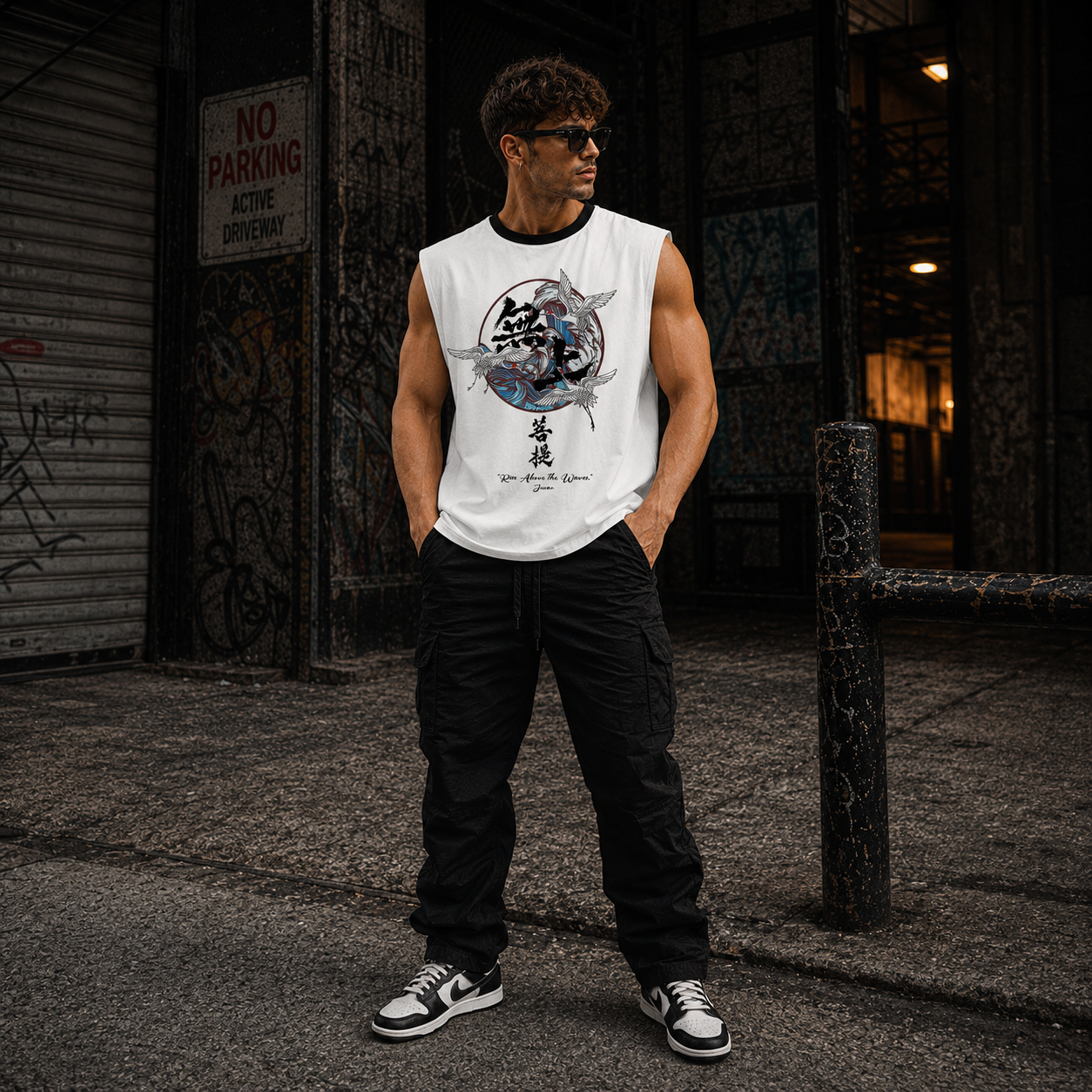 FLY WITH SKY OVERSIZE SANDO