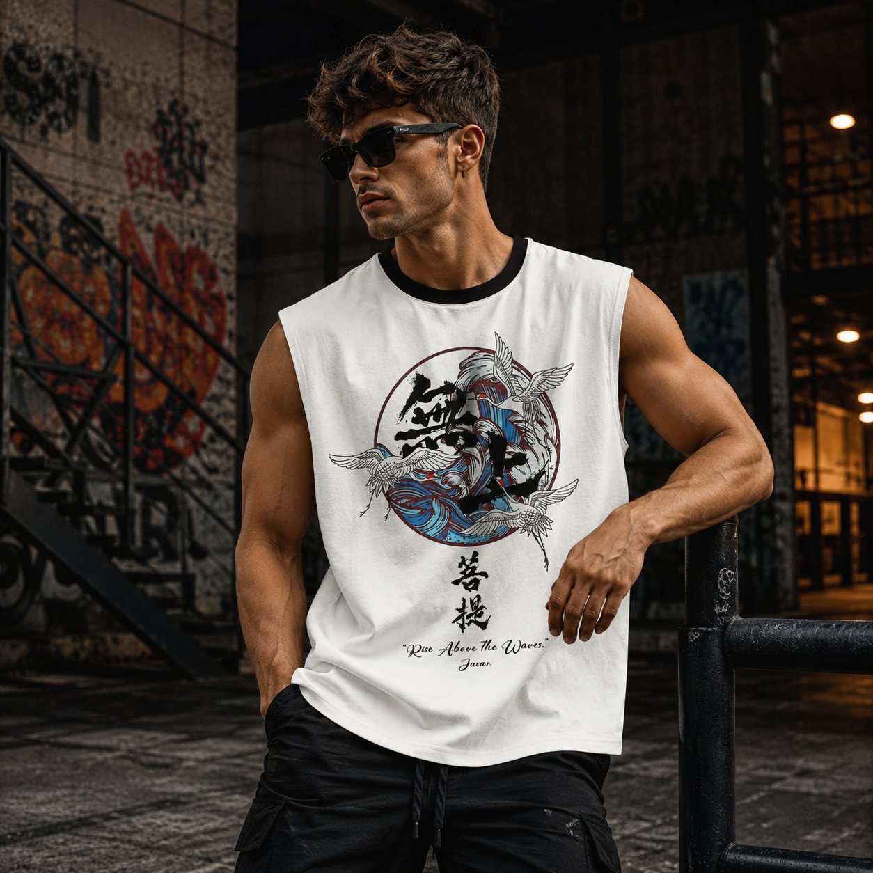FLY WITH SKY OVERSIZE SANDO