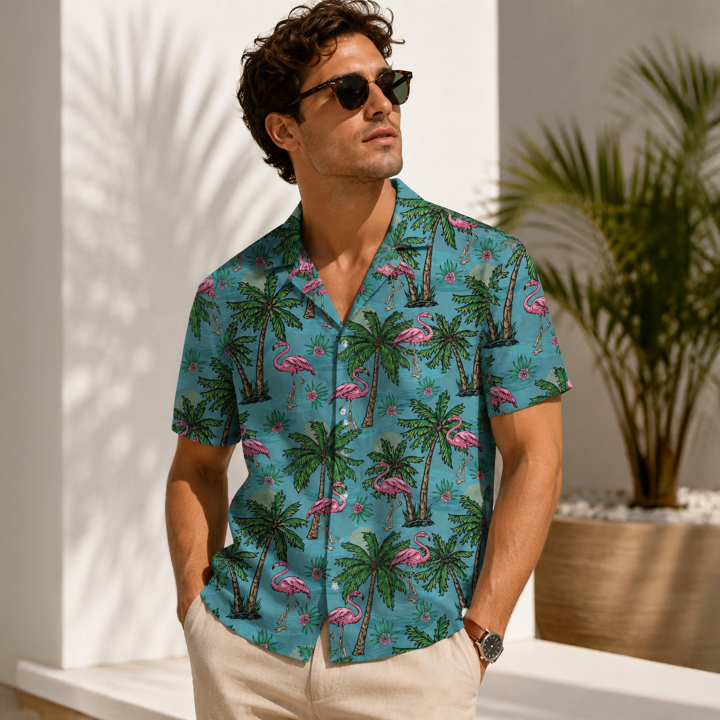FLAMINGO PARADISE SHIRT