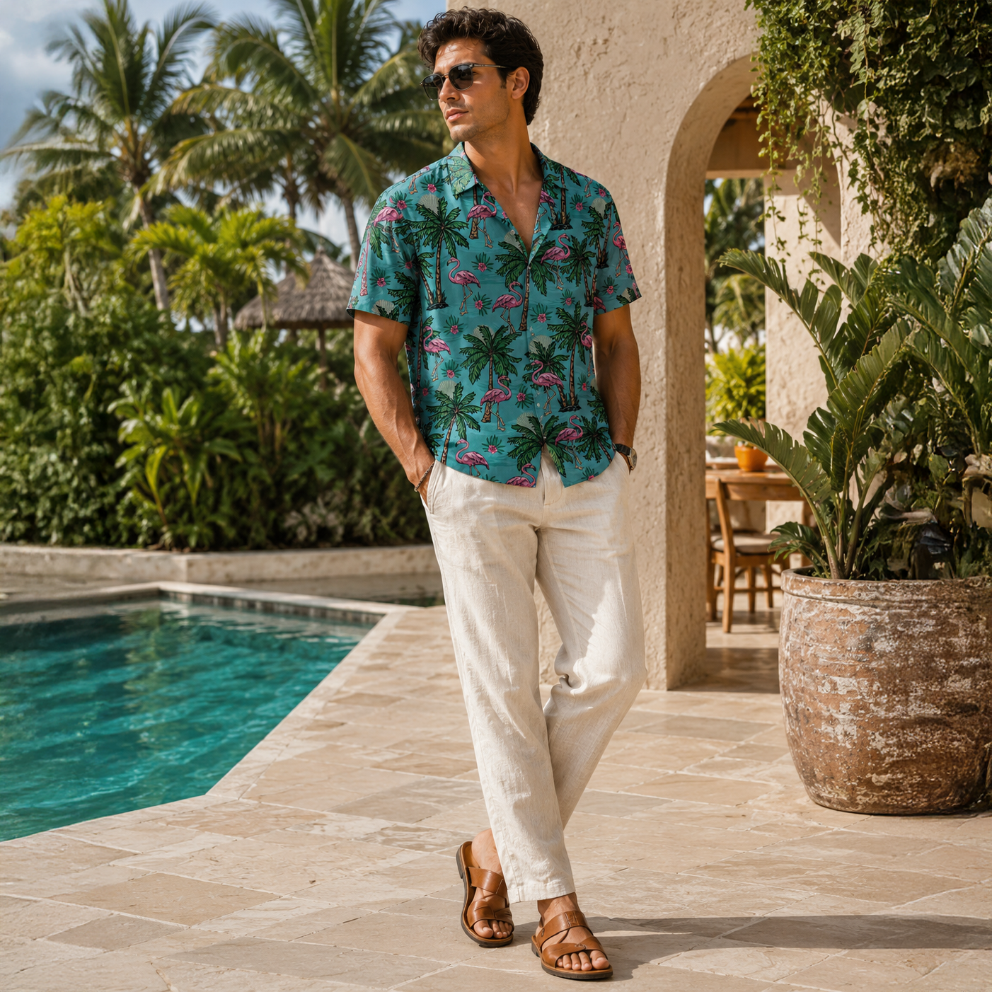 FLAMINGO PARADISE SHIRT