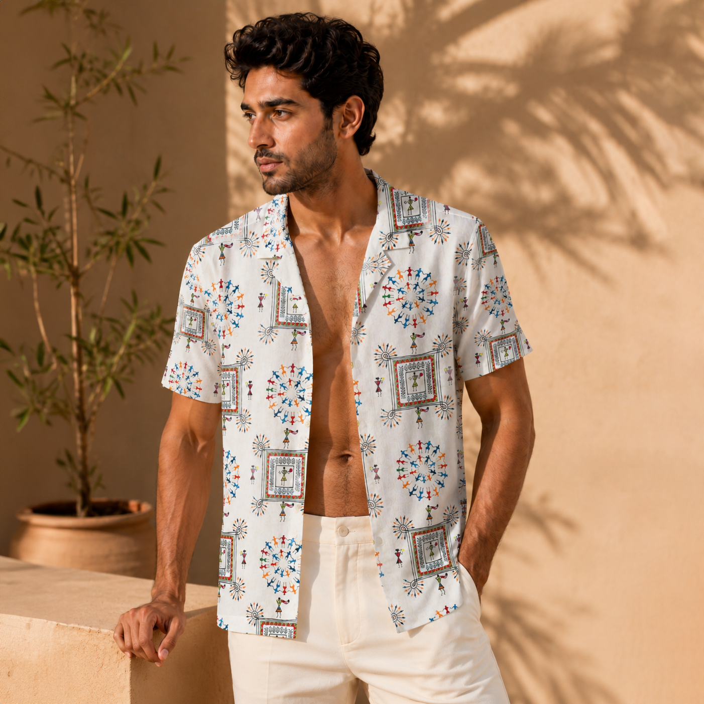 CULTURE FIRE PRINTED SHIRT