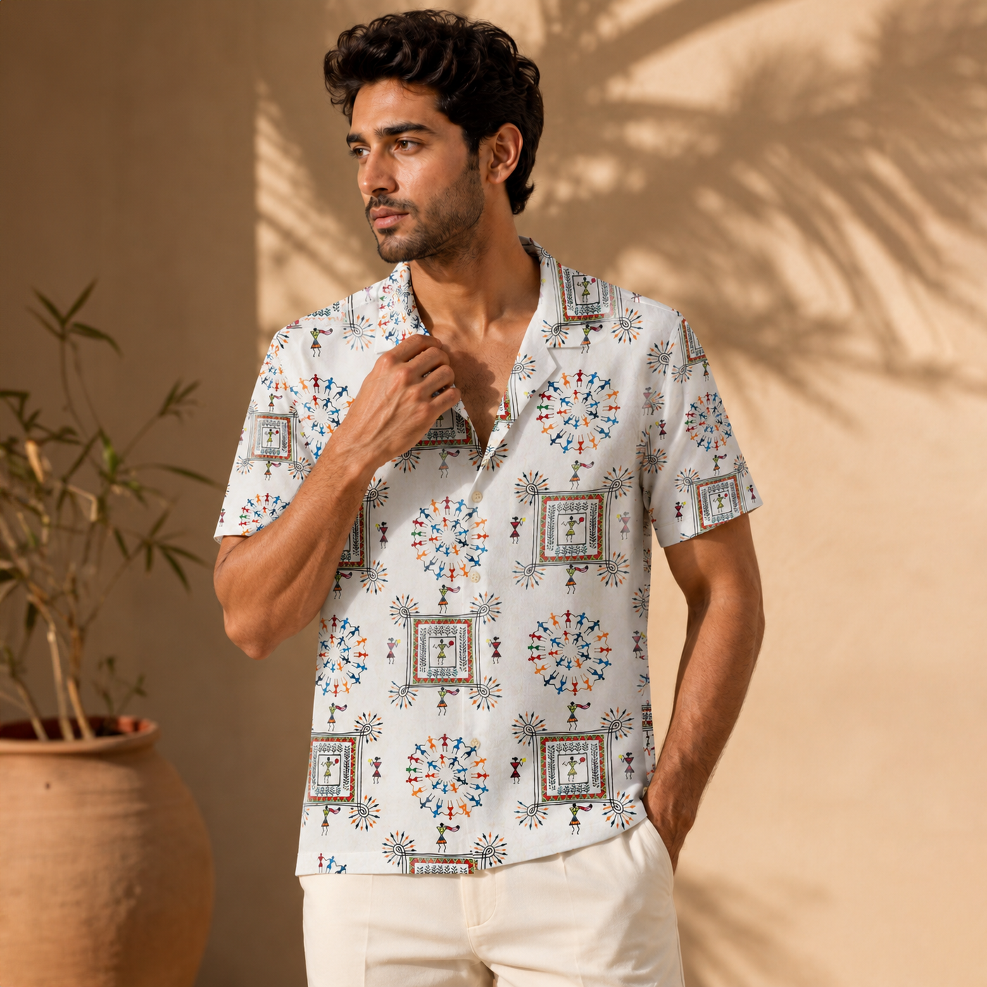 CULTURE FIRE PRINTED SHIRT