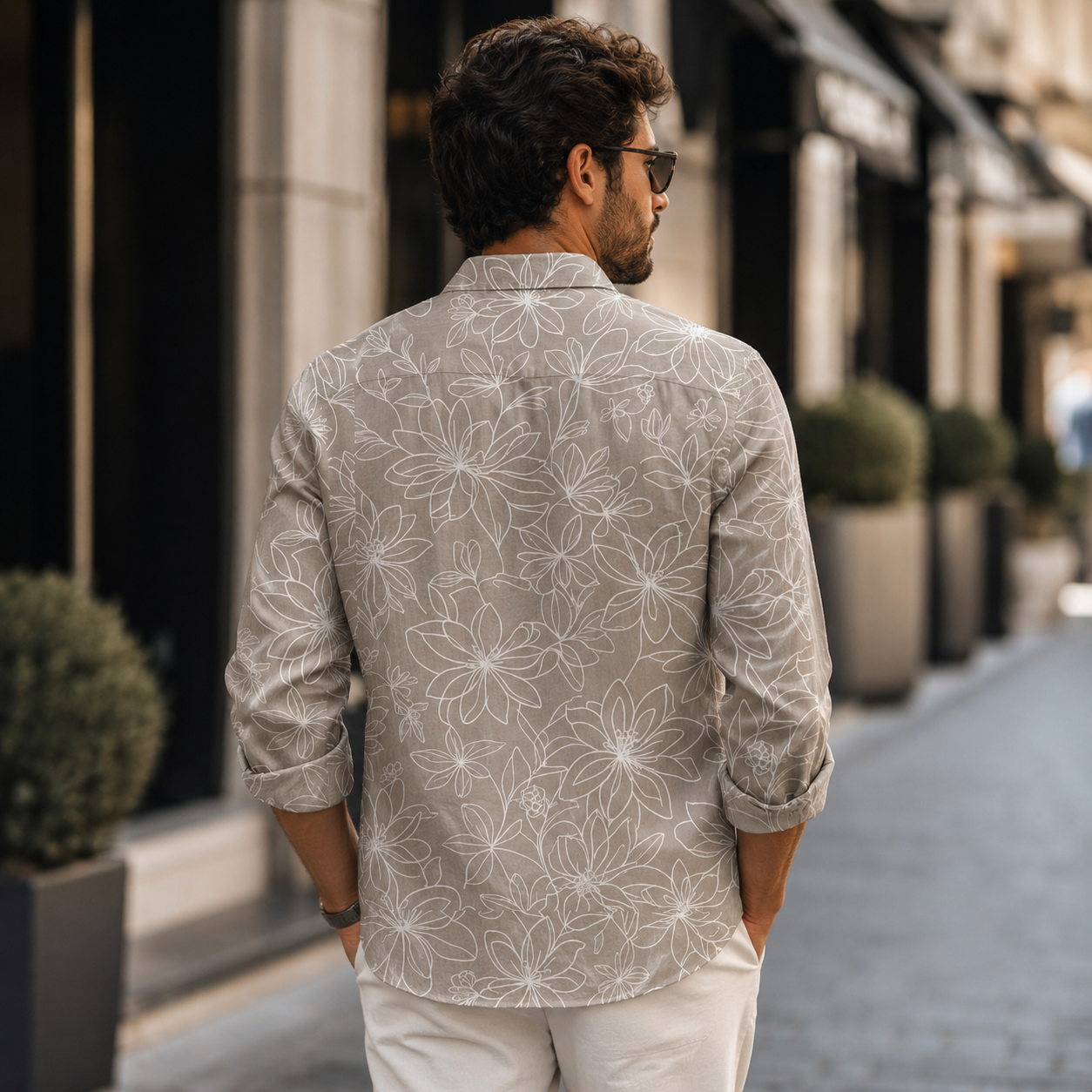 BLOOM PRINTED FULL SLEEVE SHIRT