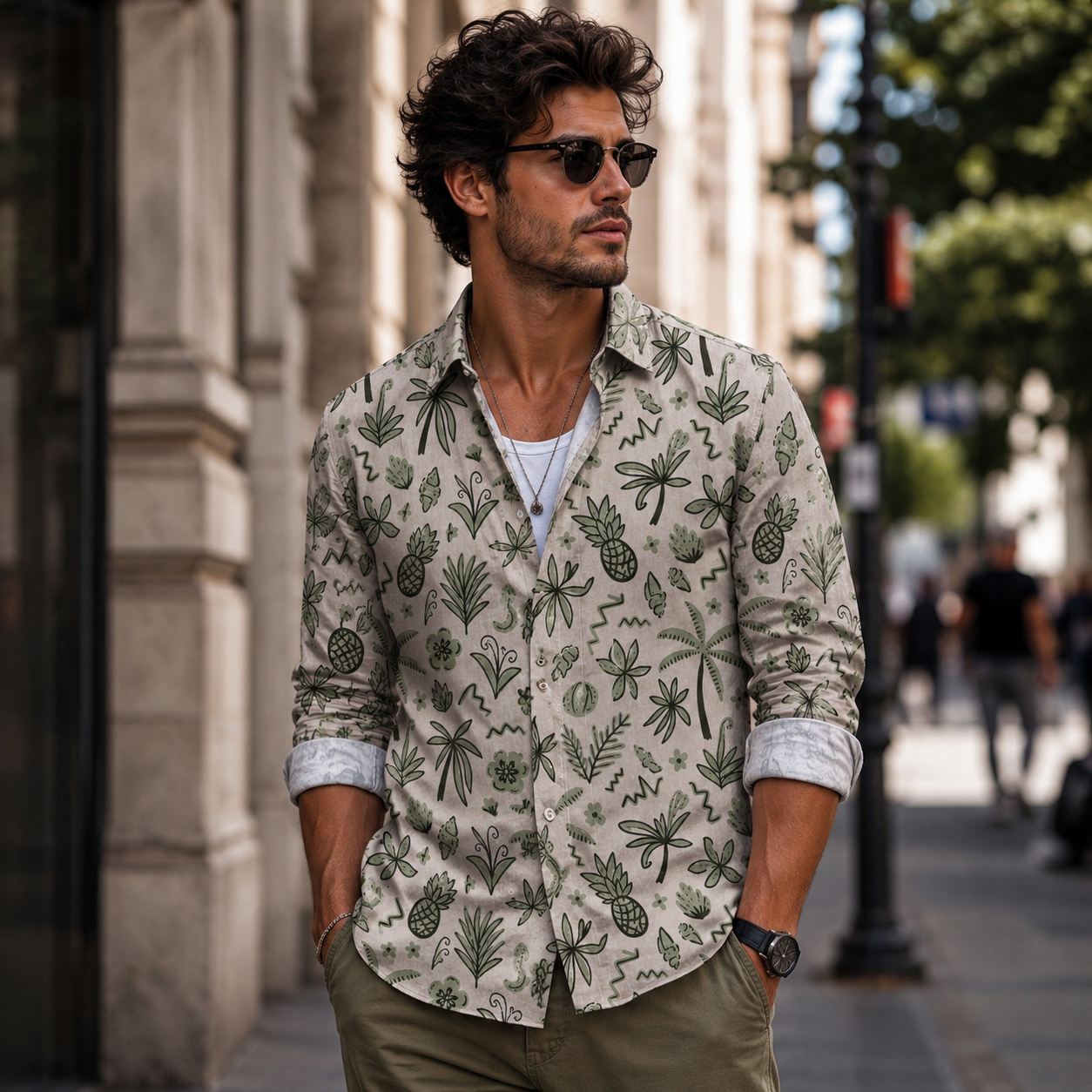 STREET TROPIC FULL SLEEVE SHIRT