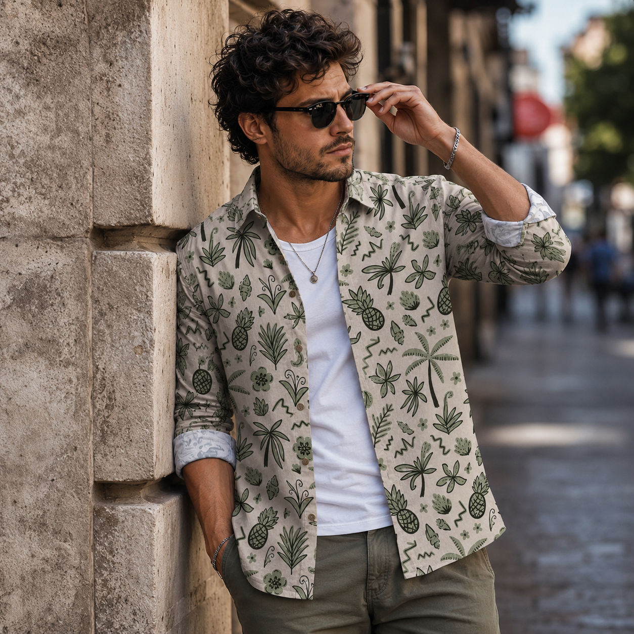 STREET TROPIC FULL SLEEVE SHIRT