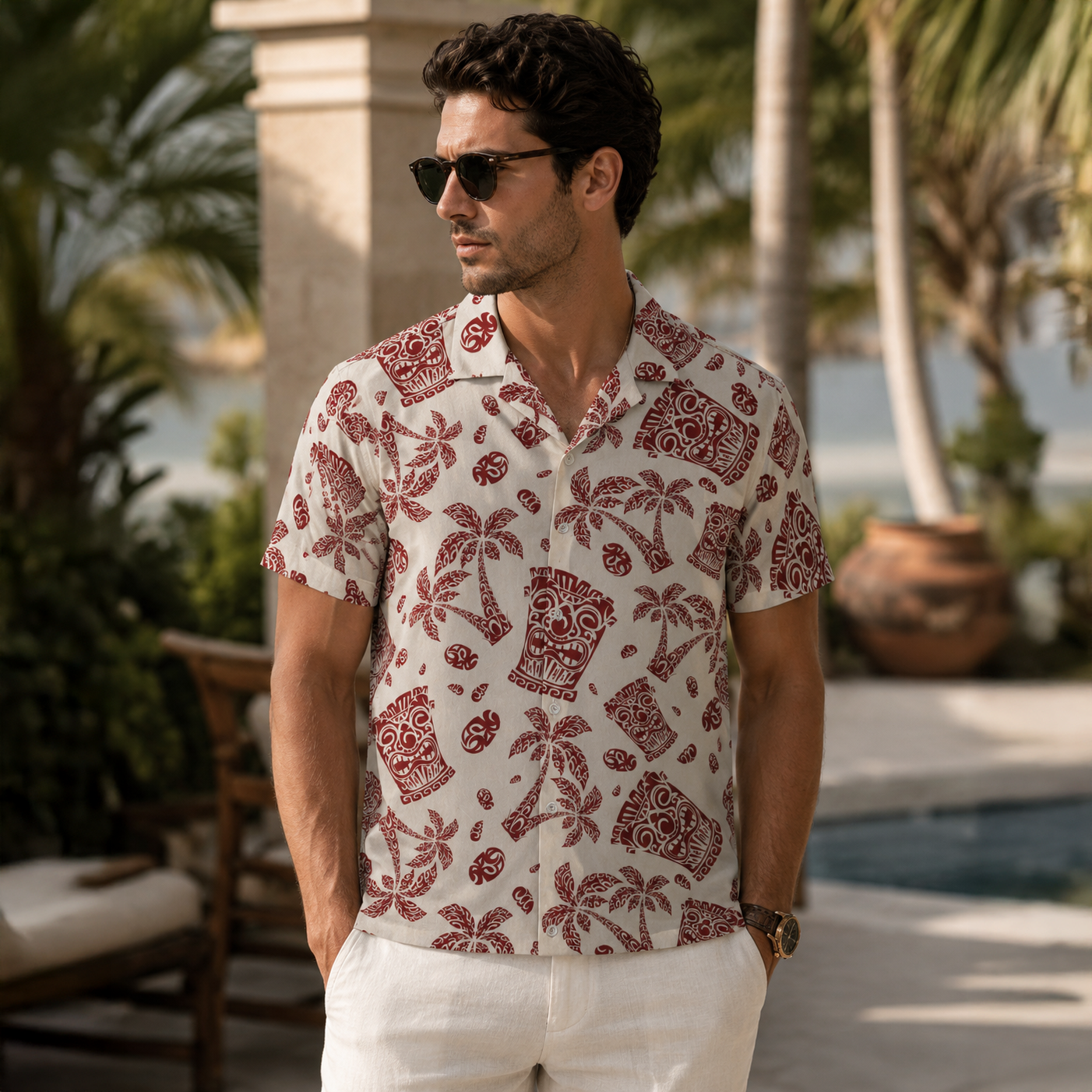 TEMPLE PALM SHIRT
