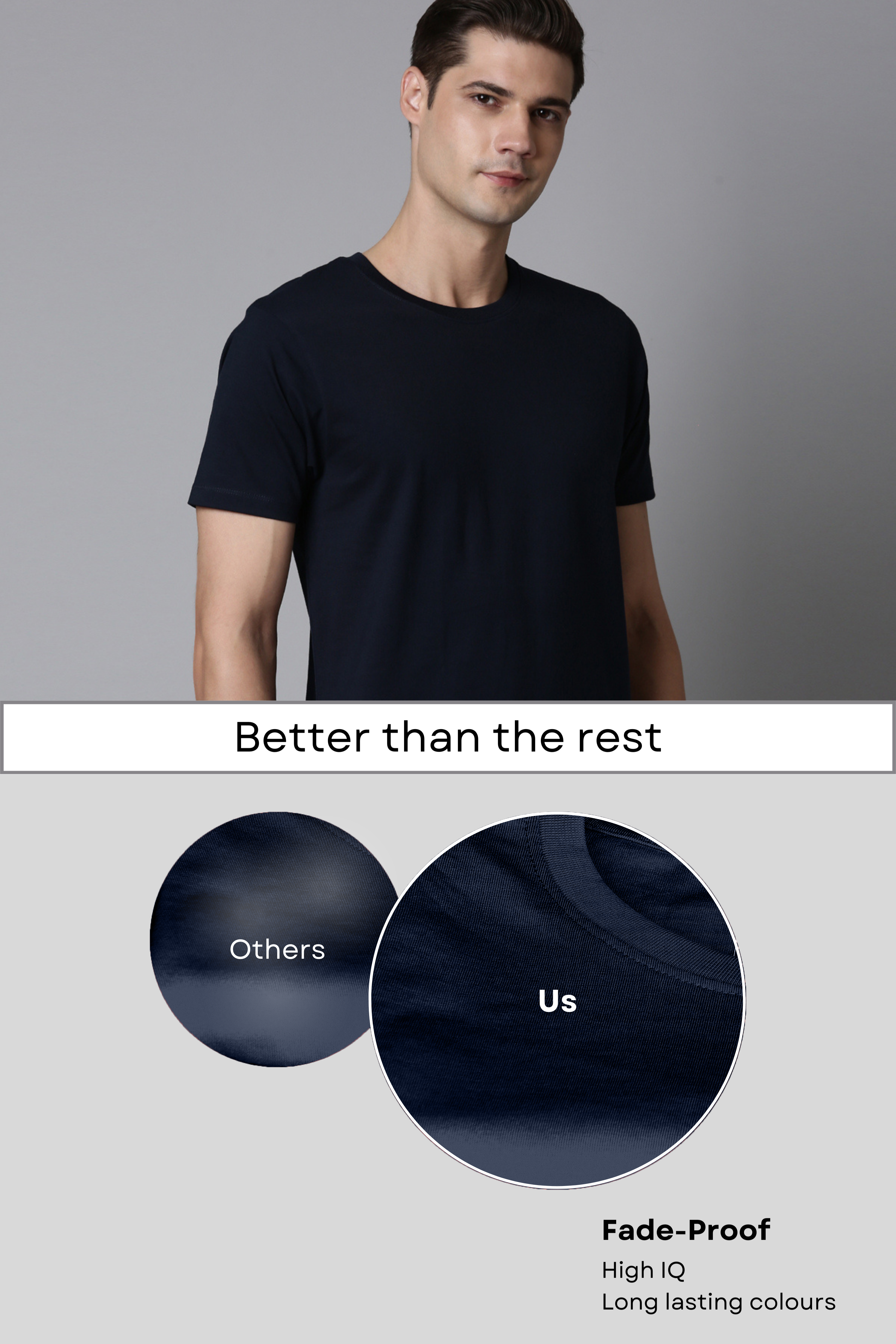 Teal Navy Cotton IQ Basics