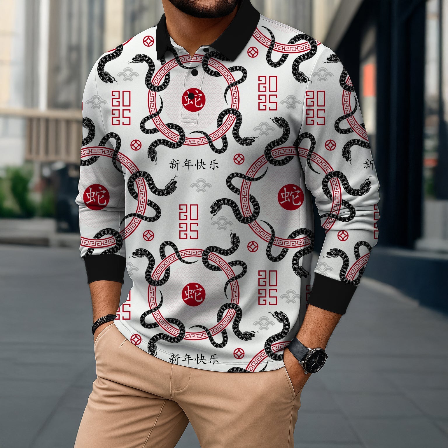 VENOM FLOW FULL SLEEVE POLO T-SHIRT
