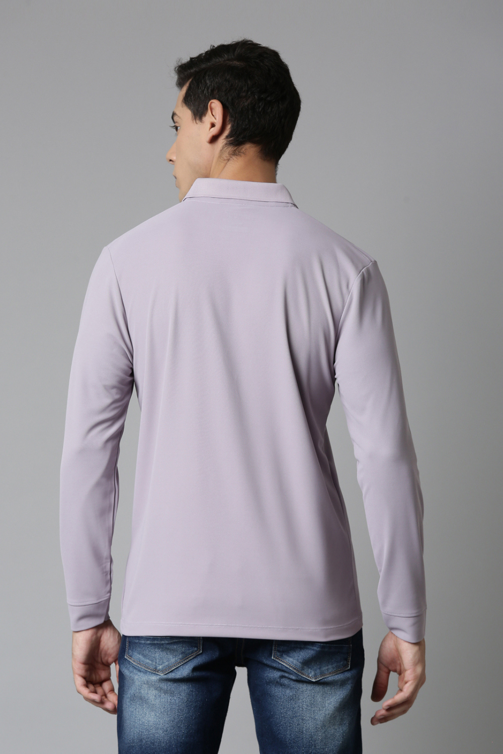 Cosmic Sky Full Sleeve Smart Tech Polo