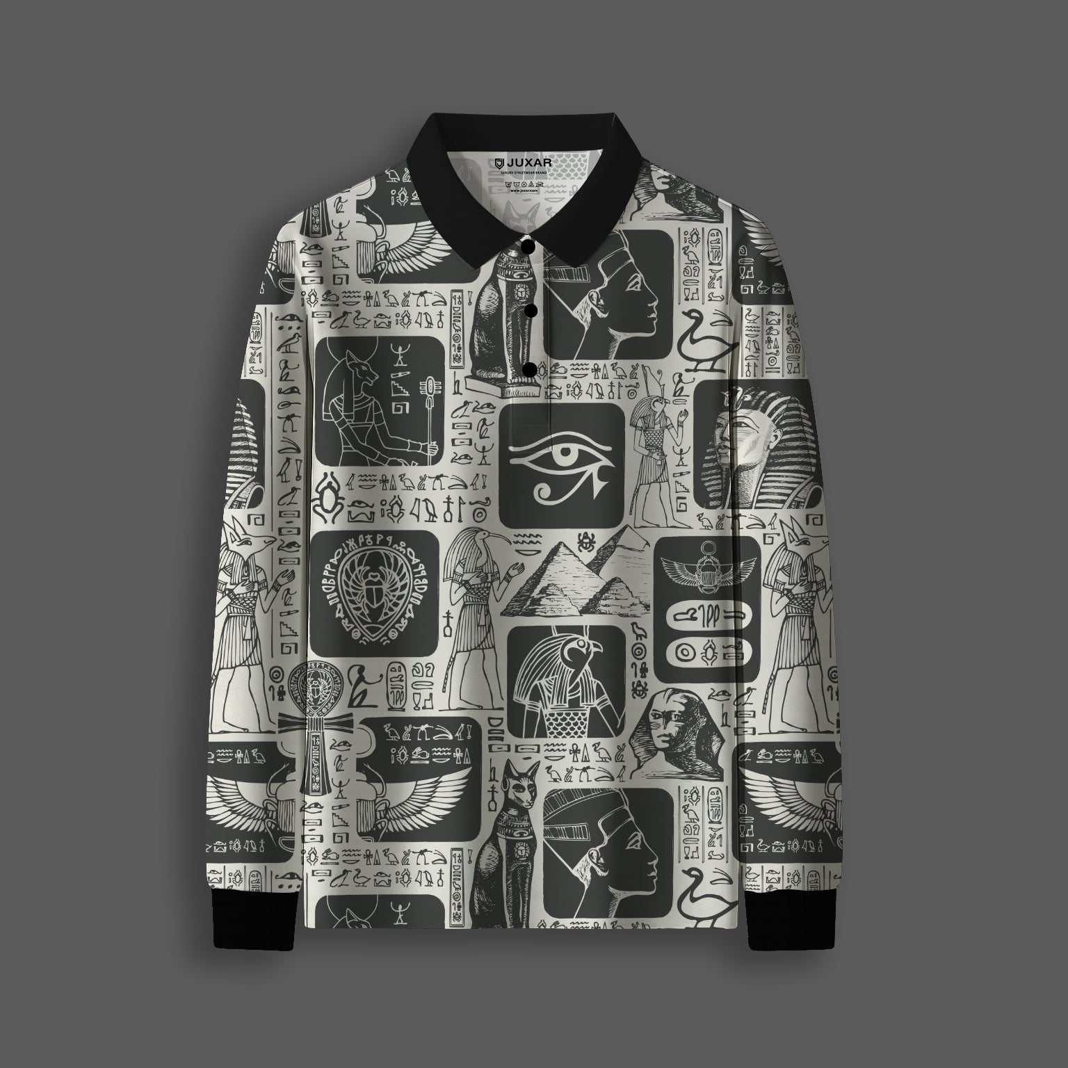 ANCIENT EMPIRE FULL SLEEVE POLO T-SHIRT