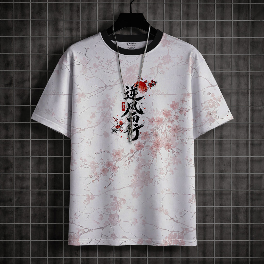 BLOODY MOON PRINTED OVERSIZED T-SHIRT