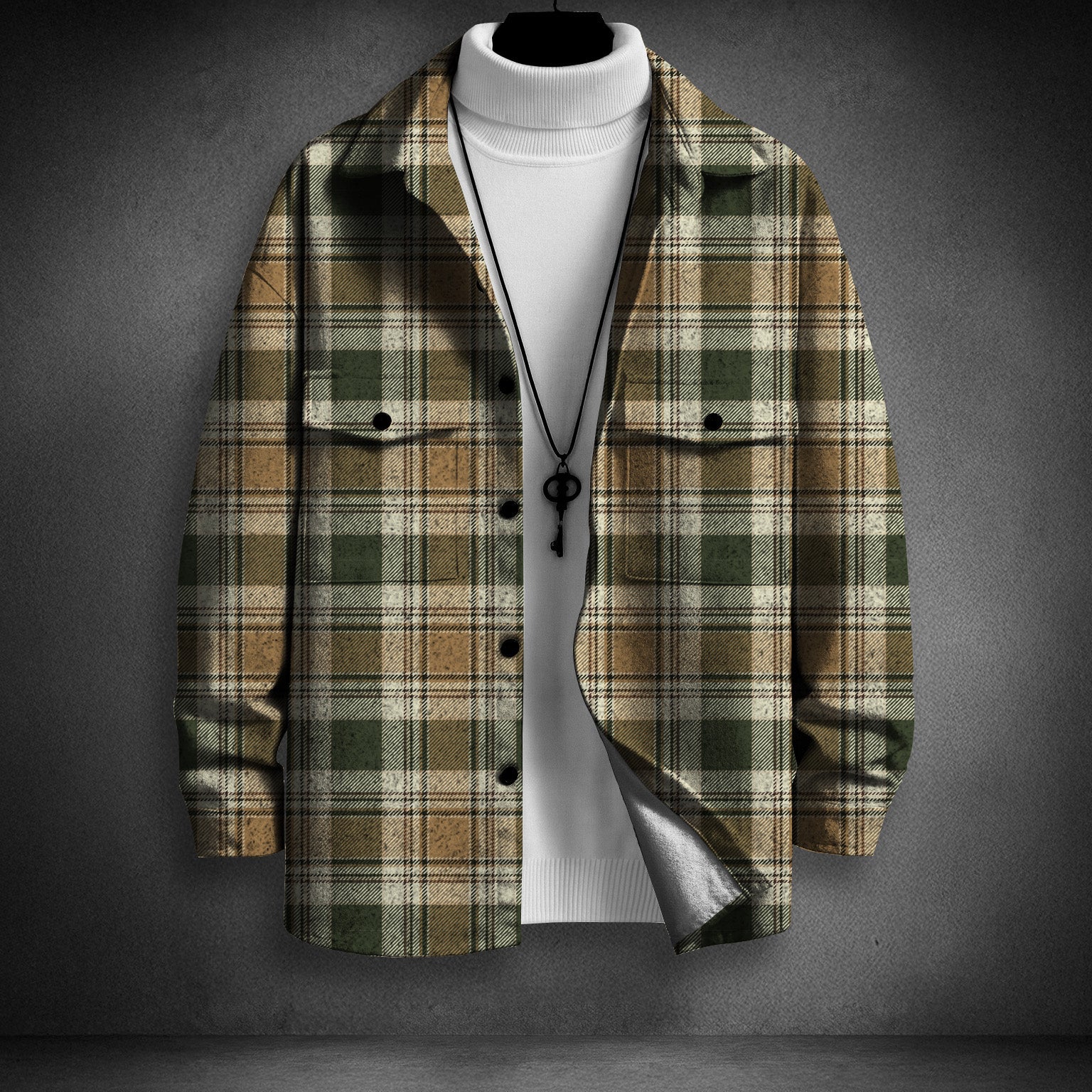 CHECK FLANNEL SHIRT