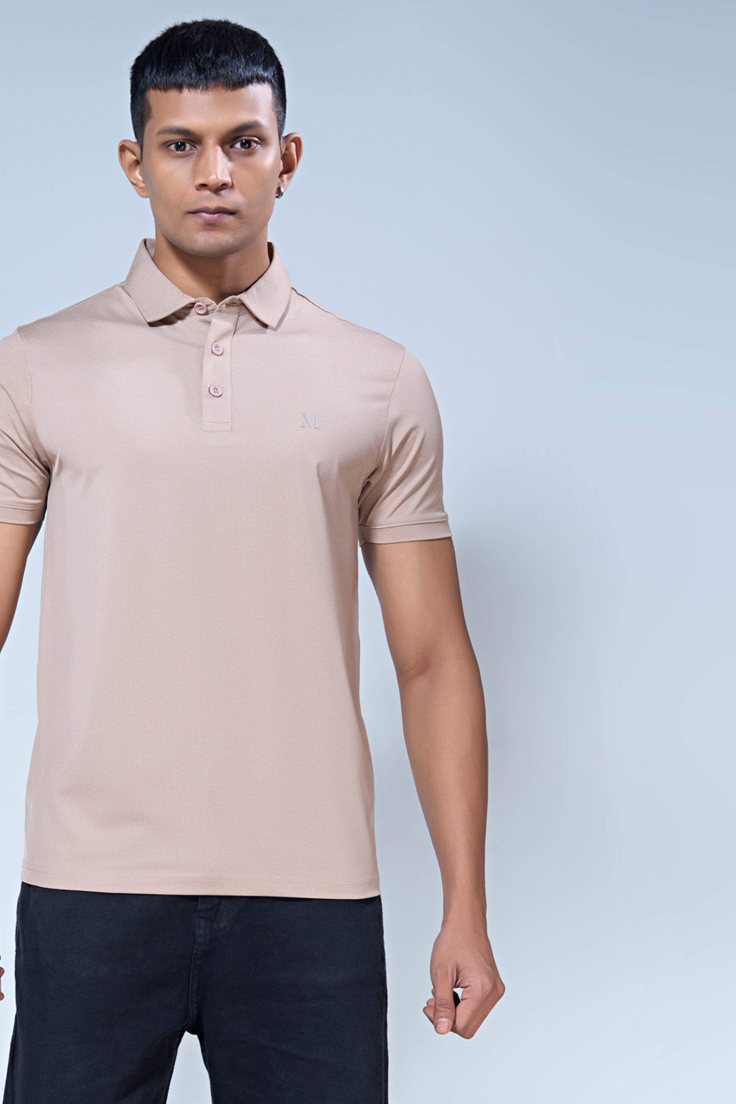 Beige 365 Days Aircool Polo