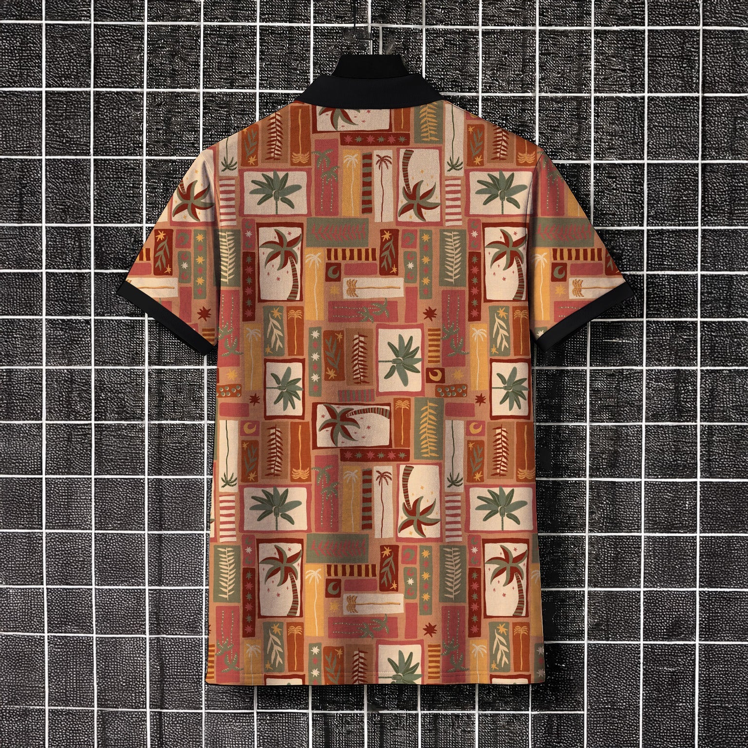 TROPIC TERRA ZIPPER POLO T-SHIRT