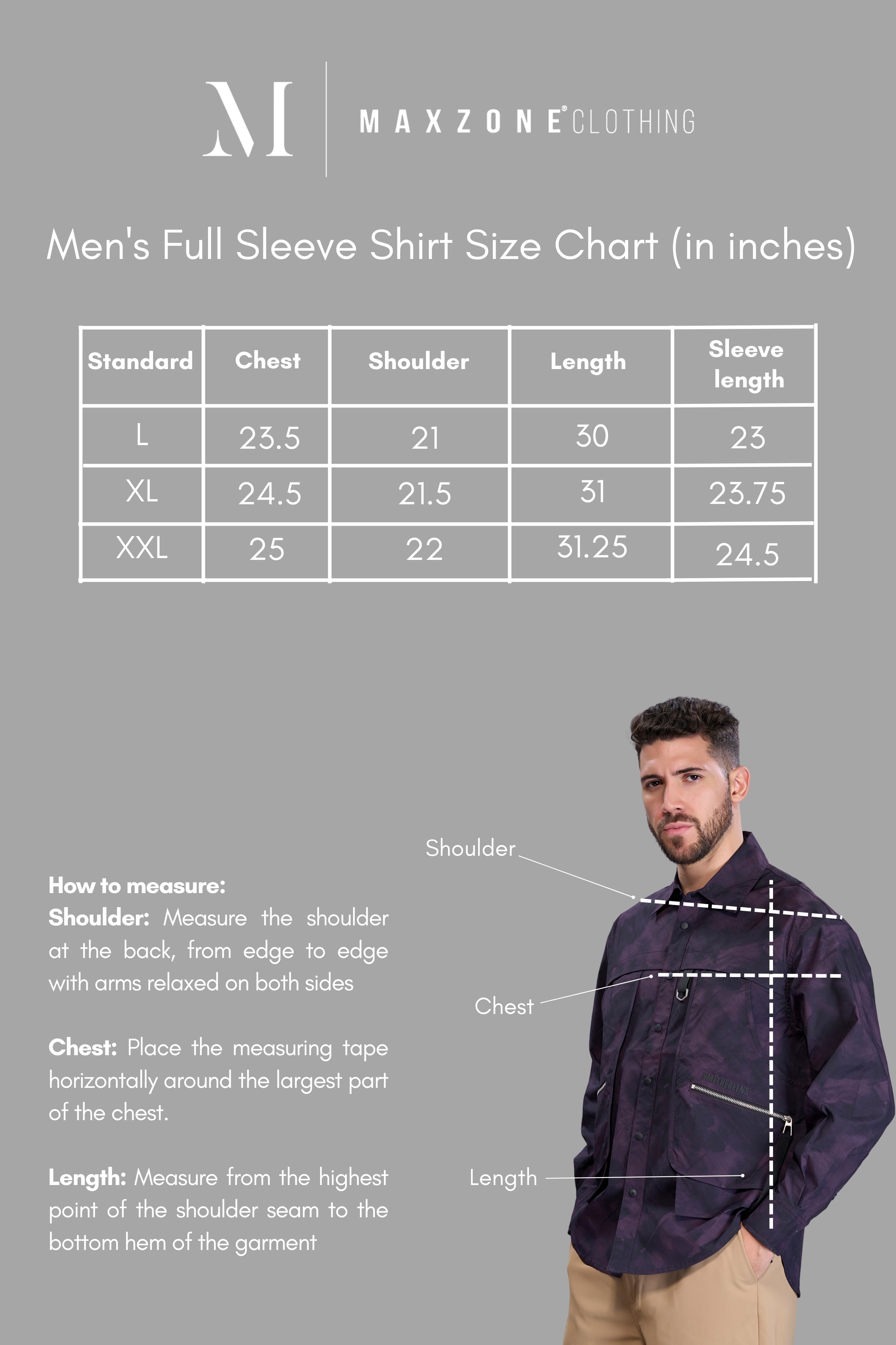 Purple - Korean Full Sleeve Shirt