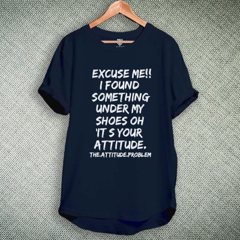 EXCUSE ME LONGLINE T-SHIRT